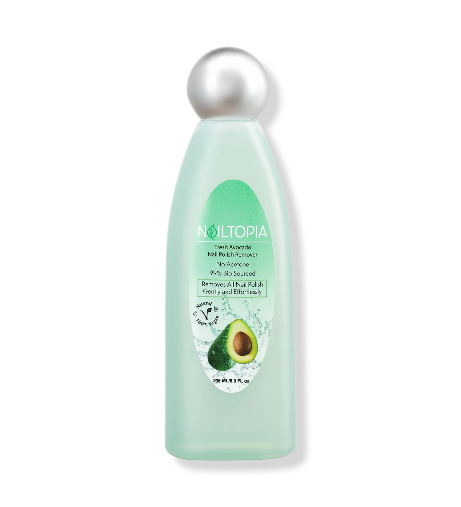 Nailtopia Bio-Sourced, Plant Based, Acetone Free Nail Polish Remover 8.0 oz
