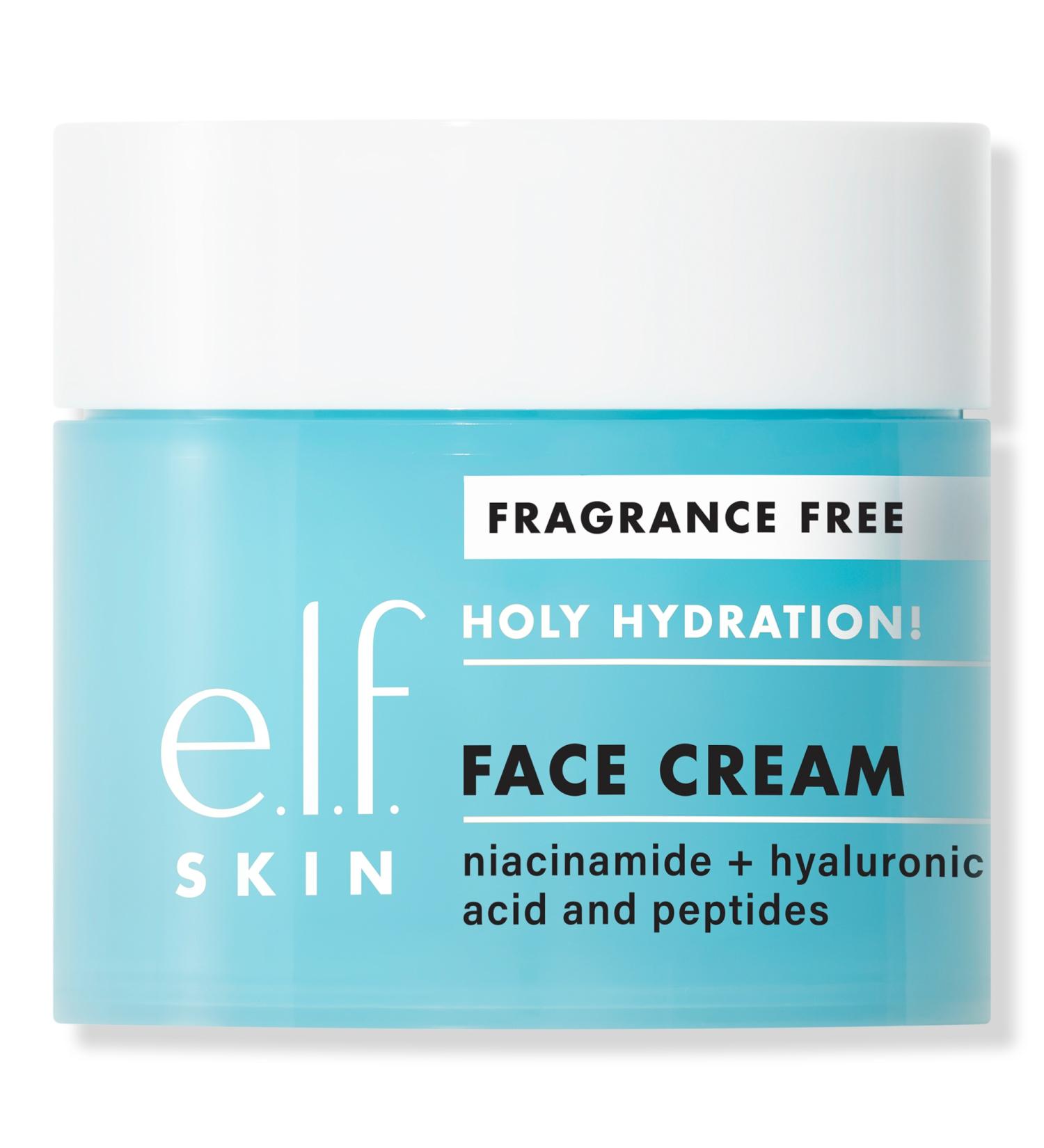 e.l.f. Cosmetics Fragrance Free Holy Hydration! Face Cream 1.7 oz - Transform Your Style with the Best Innovation Today! - Buy Online on GoSupps.com