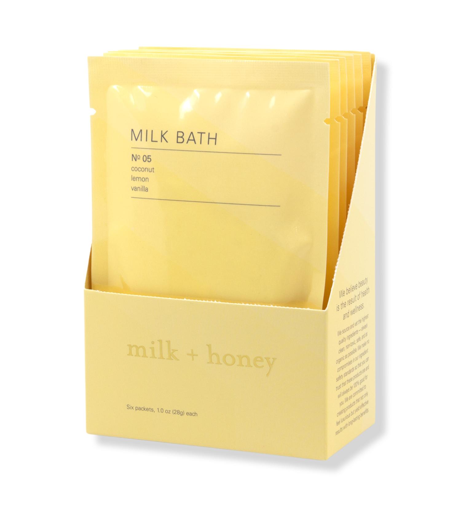 Milk + Honey Coconut, Lemon & Vanilla Milk Bath No.05 Set 6 ct - Transform Your Style with the Best Innovation Today! - Buy Online on GoSupps.com