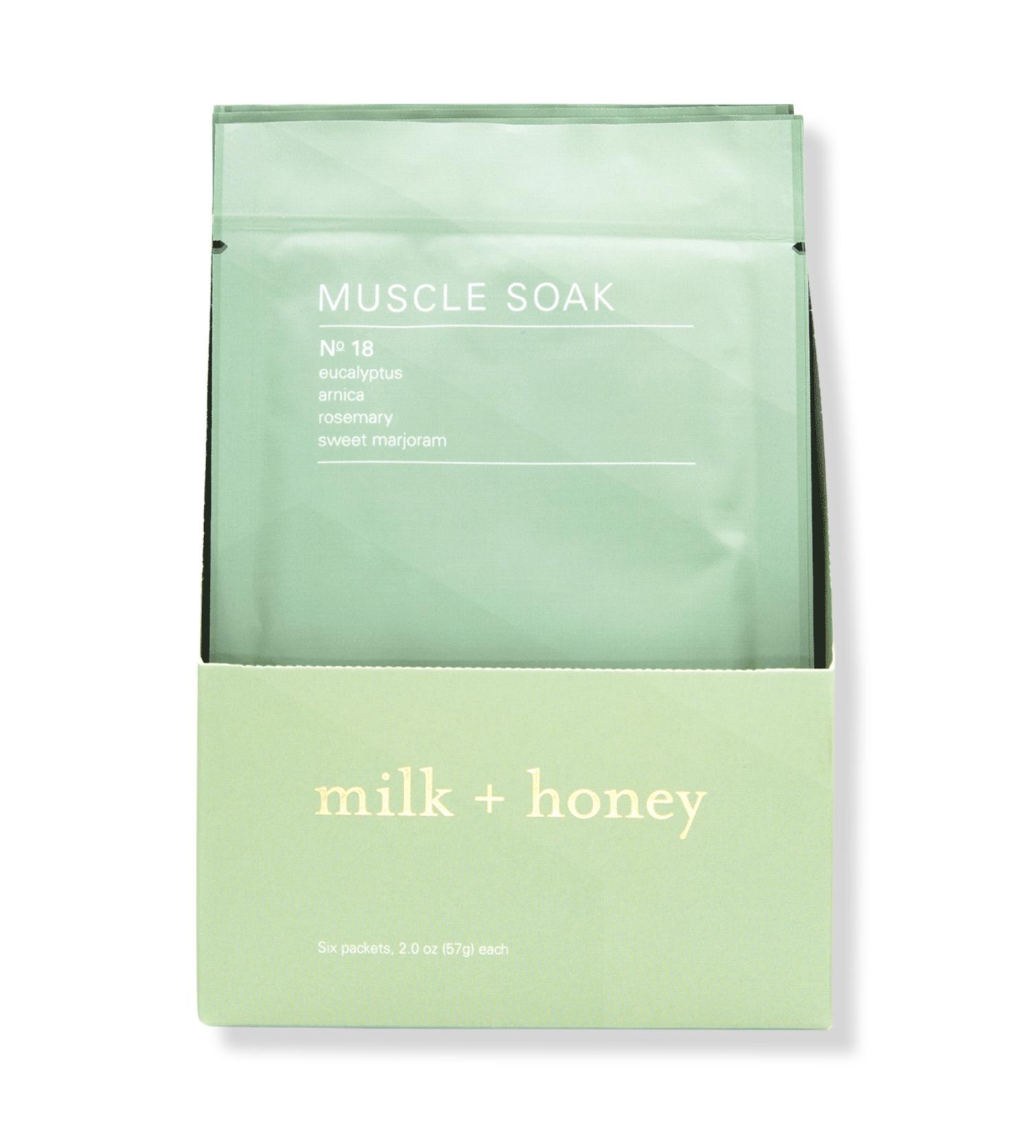 Milk + Honey Eucalyptus, Arnica, Rosemary & Sweet Marjoram Muscle Soak No.18 Set 6 ct