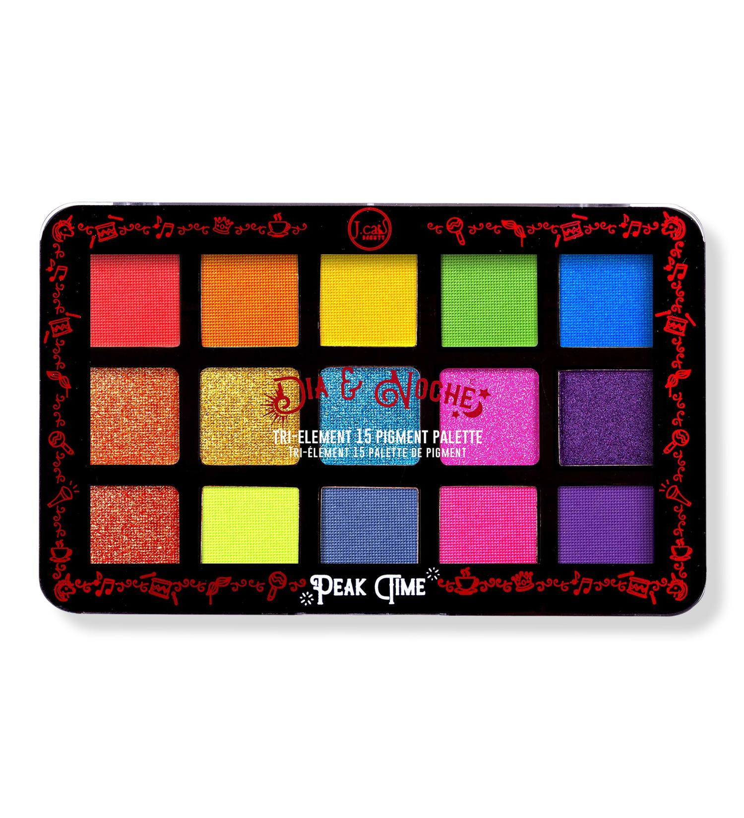 Discover J.Cat Beauty Dia & Noche Tri-Element 15 Eyeshadow Palette - Peak Time - Elevate Your Style Instantly! - Buy Online on GoSupps.com