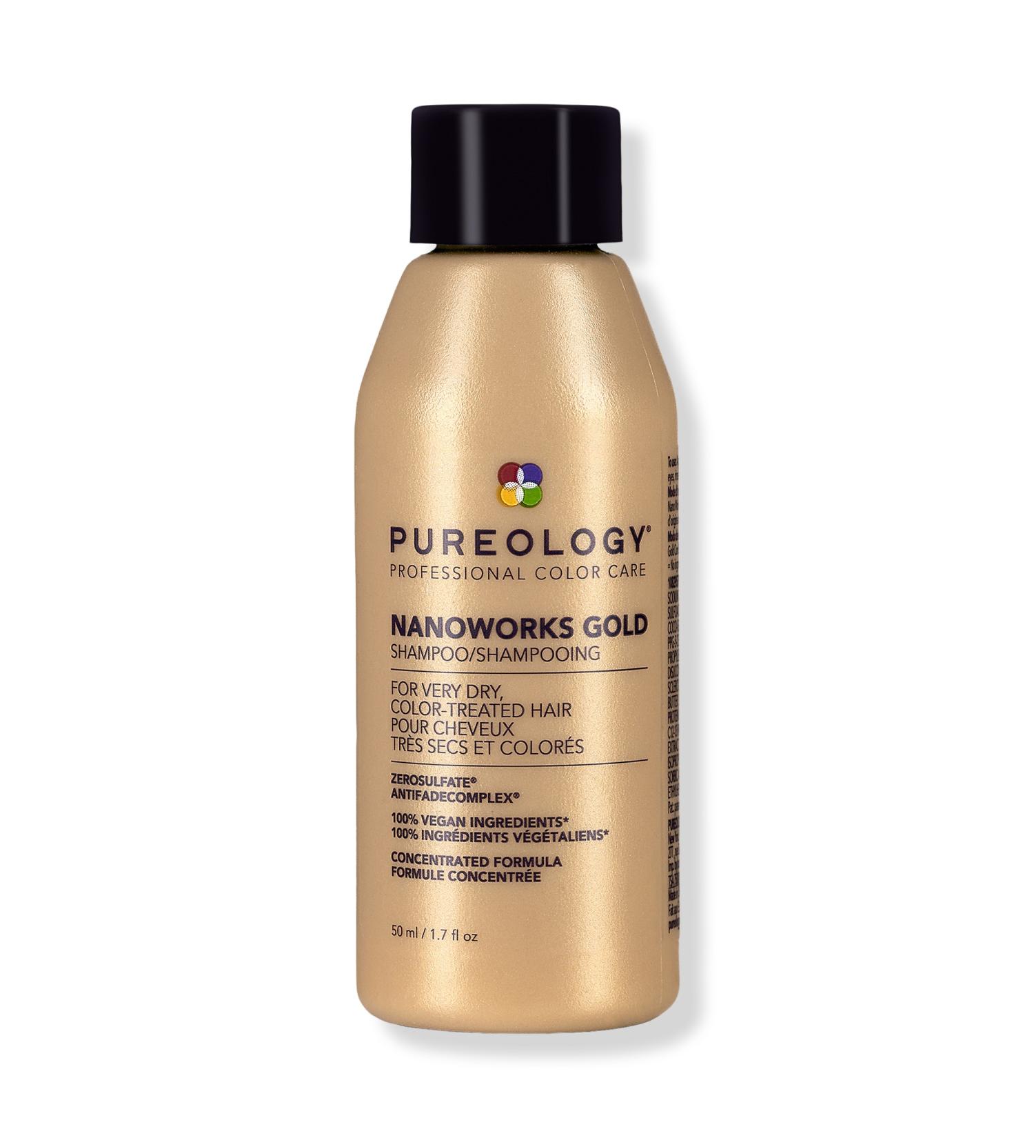 Discover Pureology Travel Size Nanoworks Gold Shampoo 1.7 oz - Elevate Your Style Instantly! - Buy Online on GoSupps.com