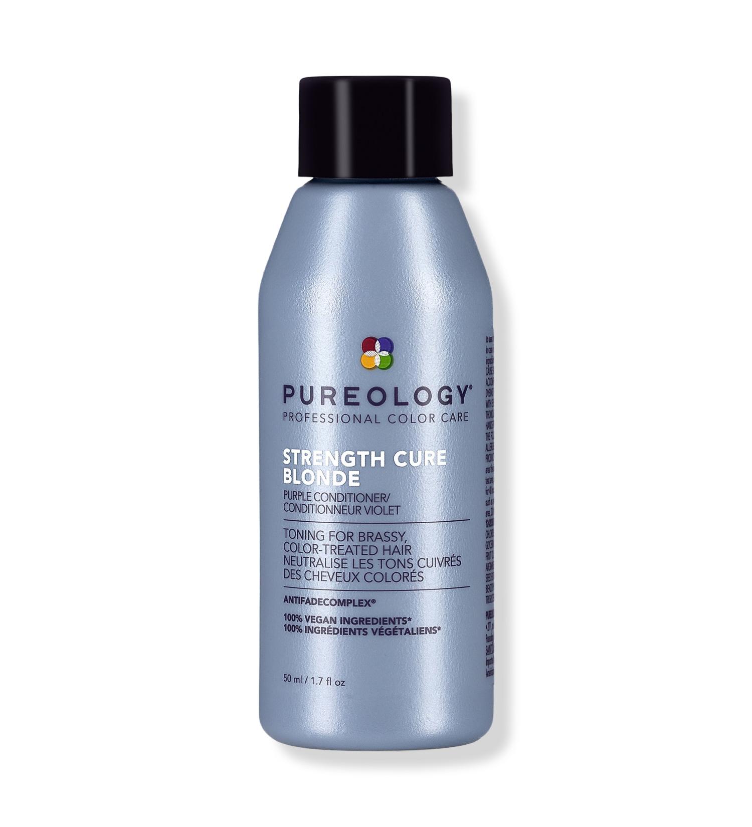 Discover Pureology Travel Size Strength Cure Blonde Purple Conditioner 1.7 oz - Elevate Your Style Instantly! - Buy Online on GoSupps.com