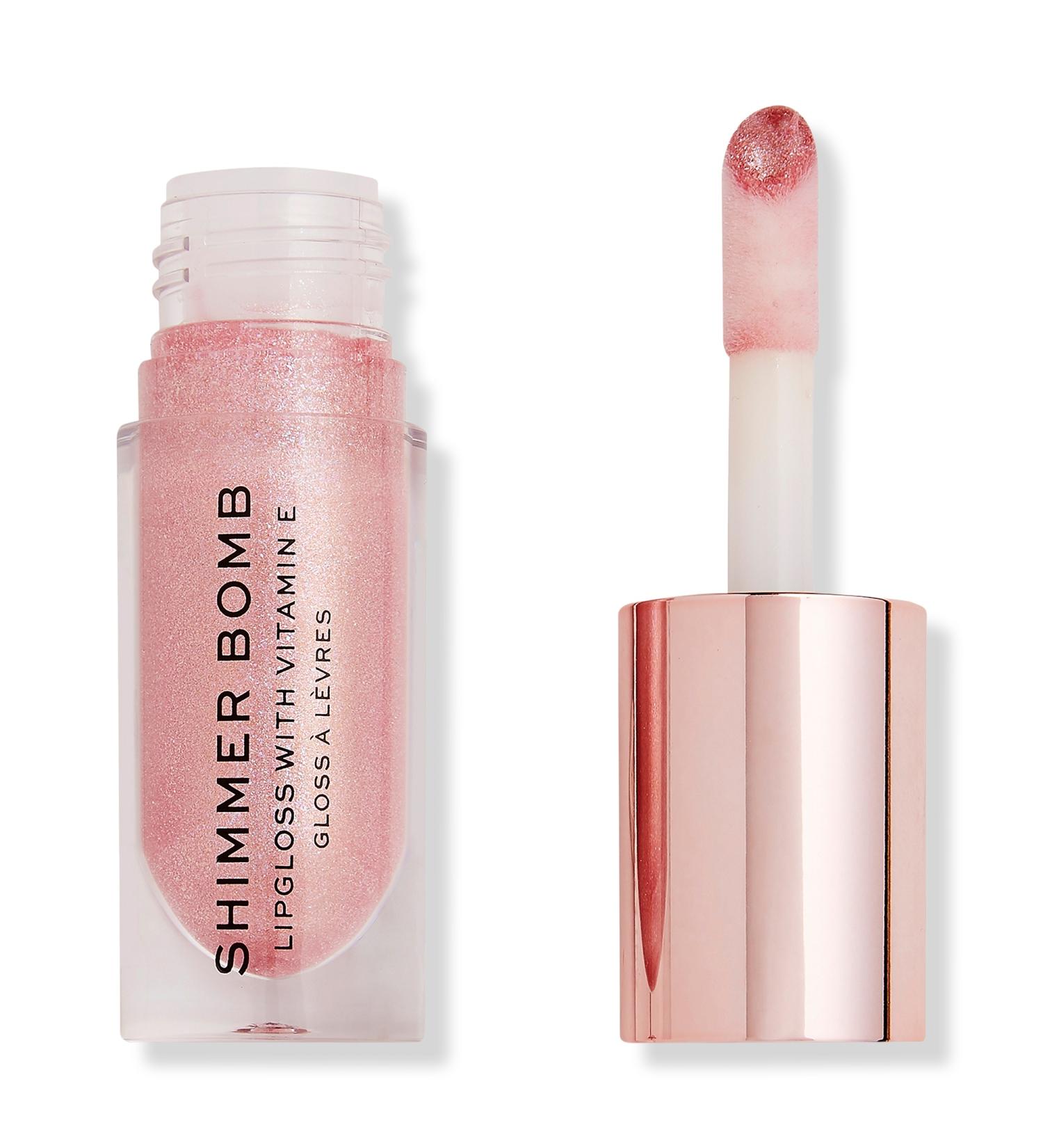 Revolution Beauty Shimmer Bomb Lip Gloss Glimmer (rose gold)
