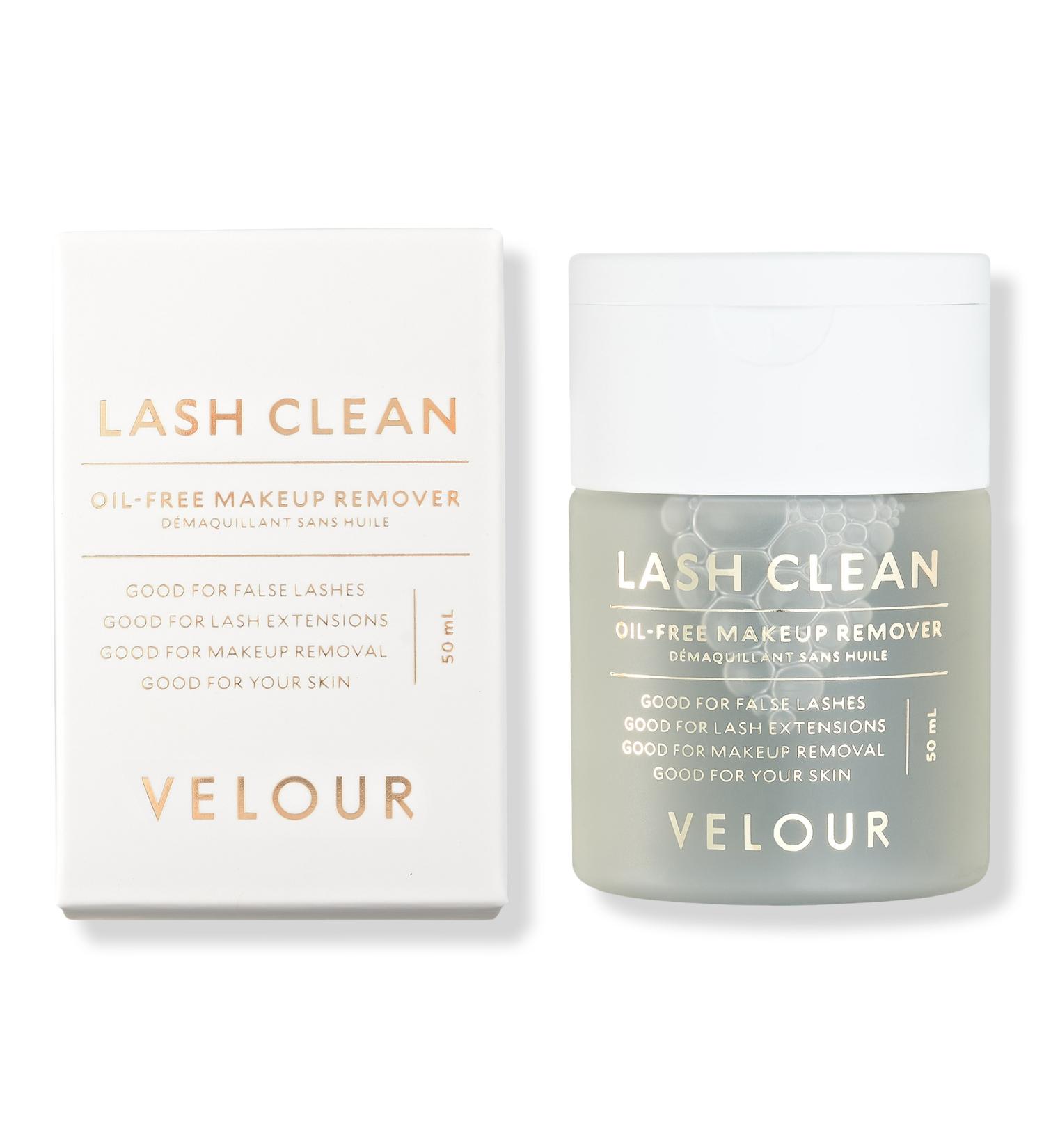 Velour Lashes Travel Size Lash Clean Oil-Free Makeup Remover 1.69 oz