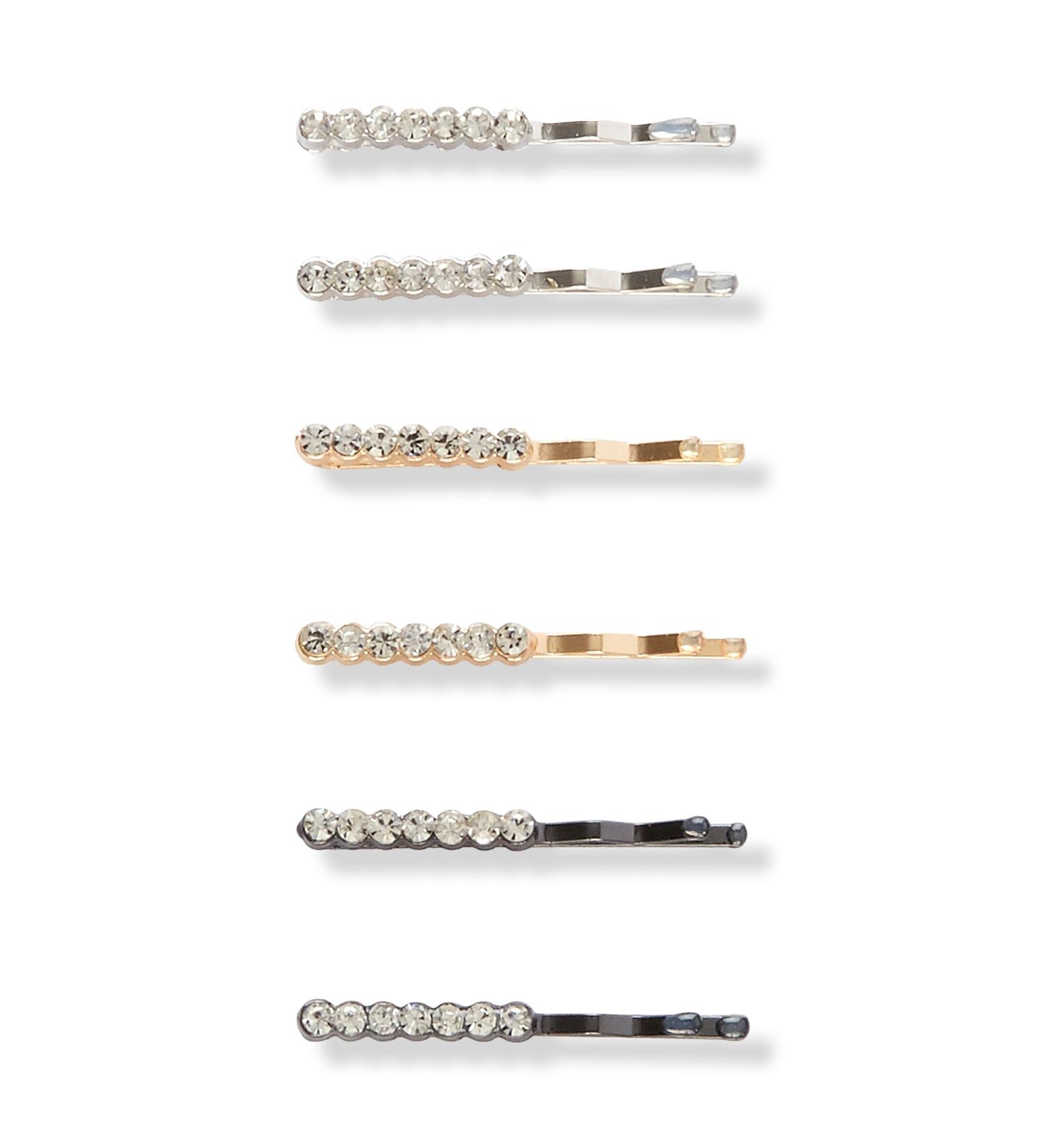 Scünci Mini Bobby Pins with Rhinestones