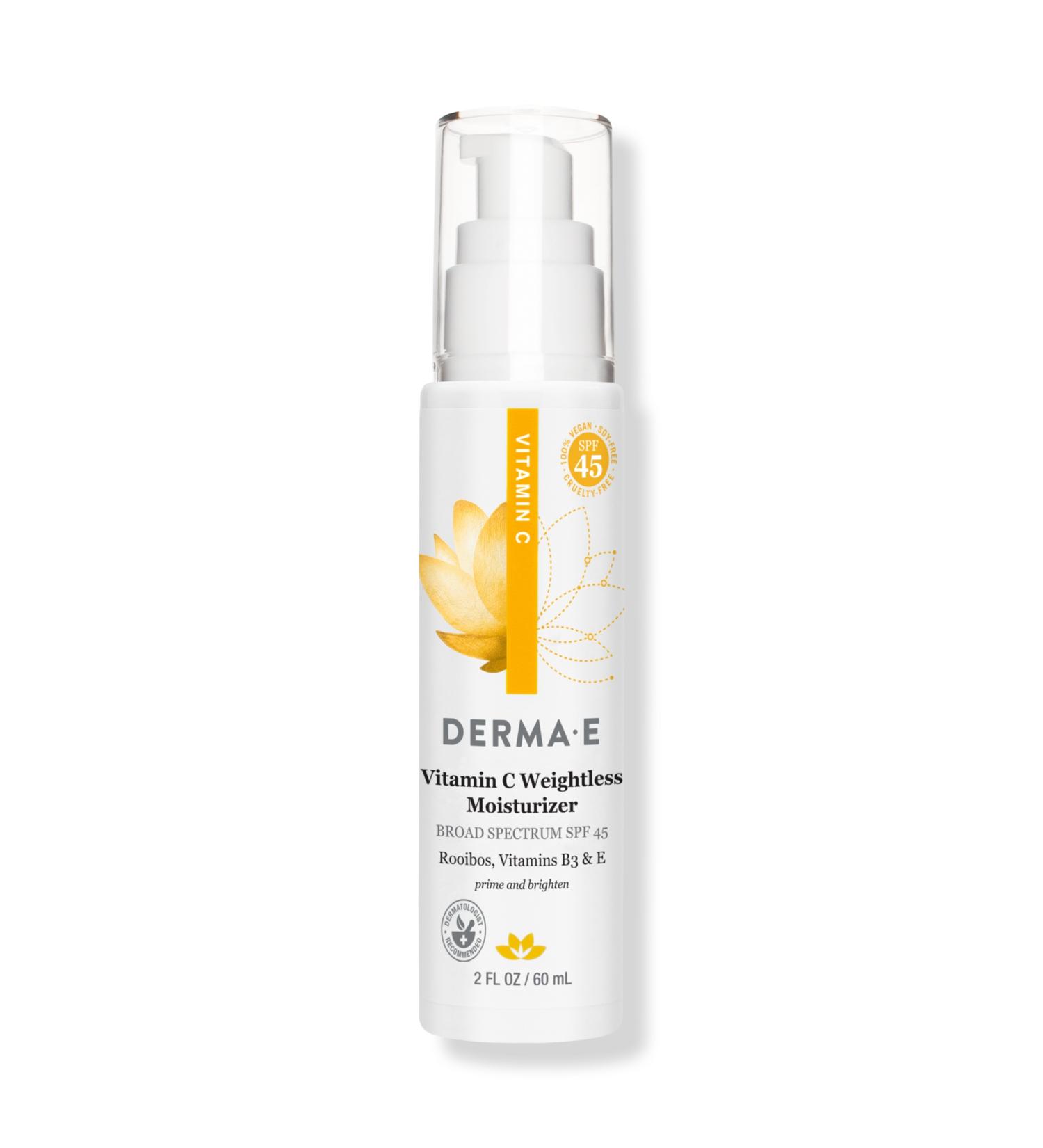 Discover DERMA E Vitamin C Broad Spectrum SPF 45 Weightless Moisturizer 2.0 oz - Elevate Your Style Instantly! - Buy Online on GoSupps.com