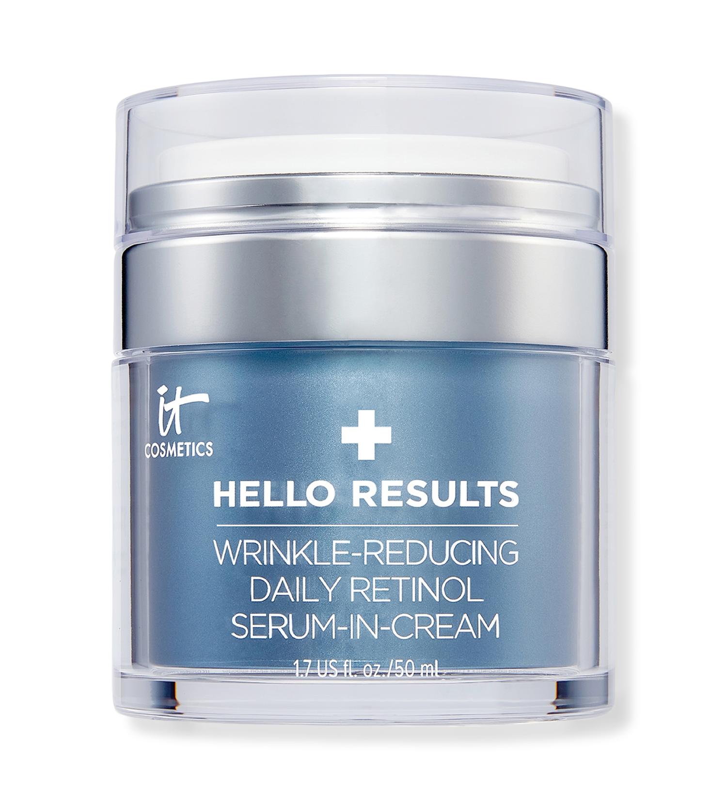 IT Cosmetics Hello Results Wrinkle-Reducing Daily Retinol Serum-in-Cream 1.7 oz - Transform Your Style with the Best Innovation Today! - Buy Online on GoSupps.com