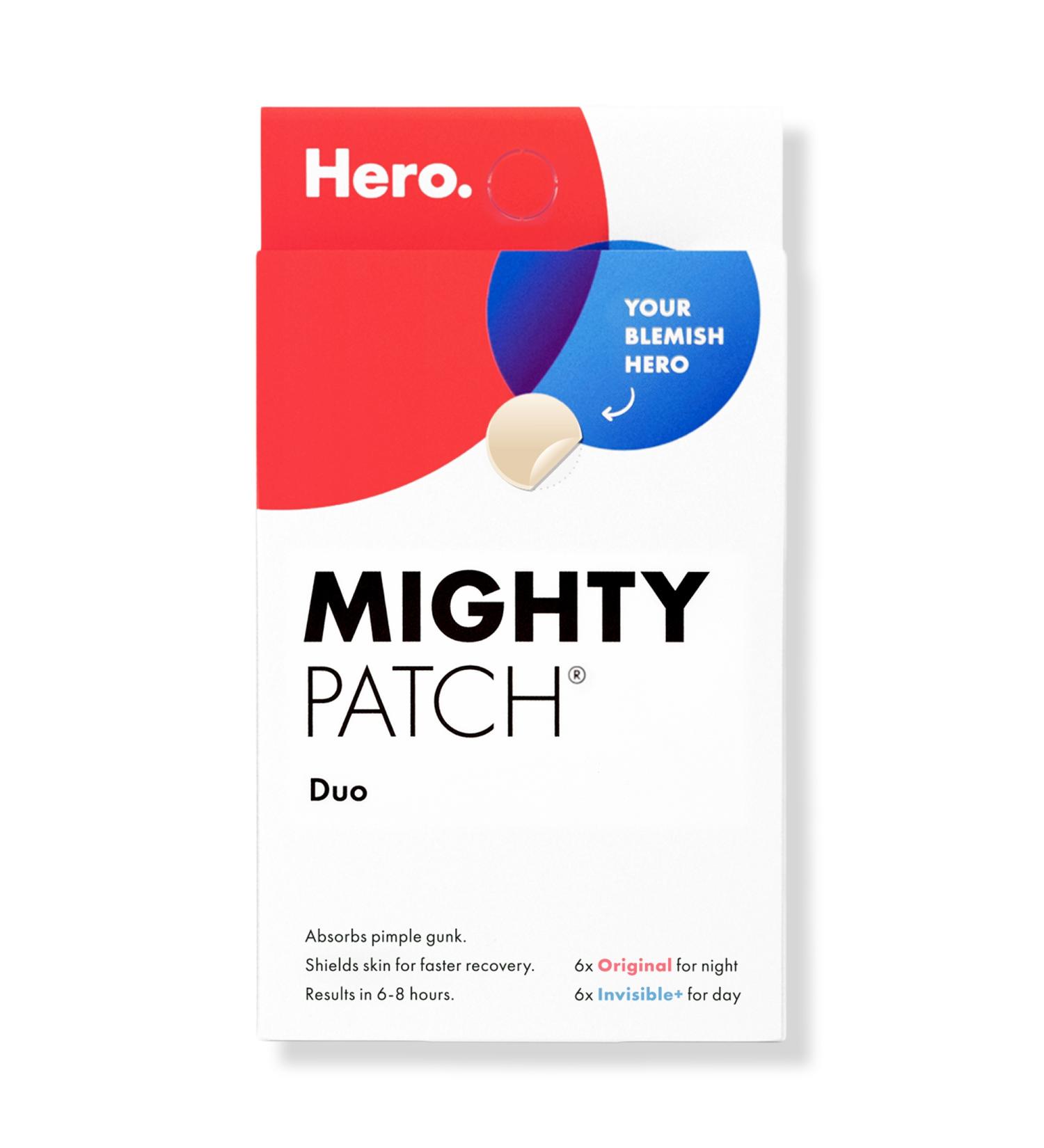 Hero Cosmetics Mighty Patch Duo Original & Invisible+ Patches 12 ct