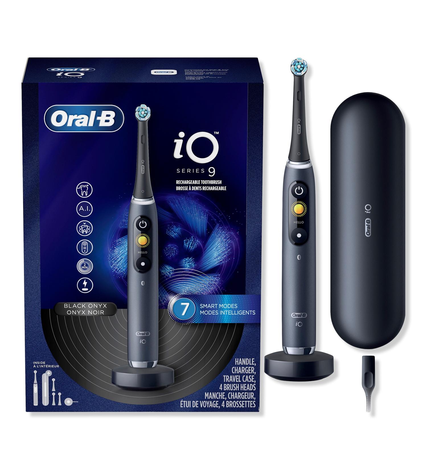 Oral-B iO Series 9 Rechargeable Electric Toothbrush - Transform Your Style with the Best Innovation Today! - Buy Online on GoSupps.com