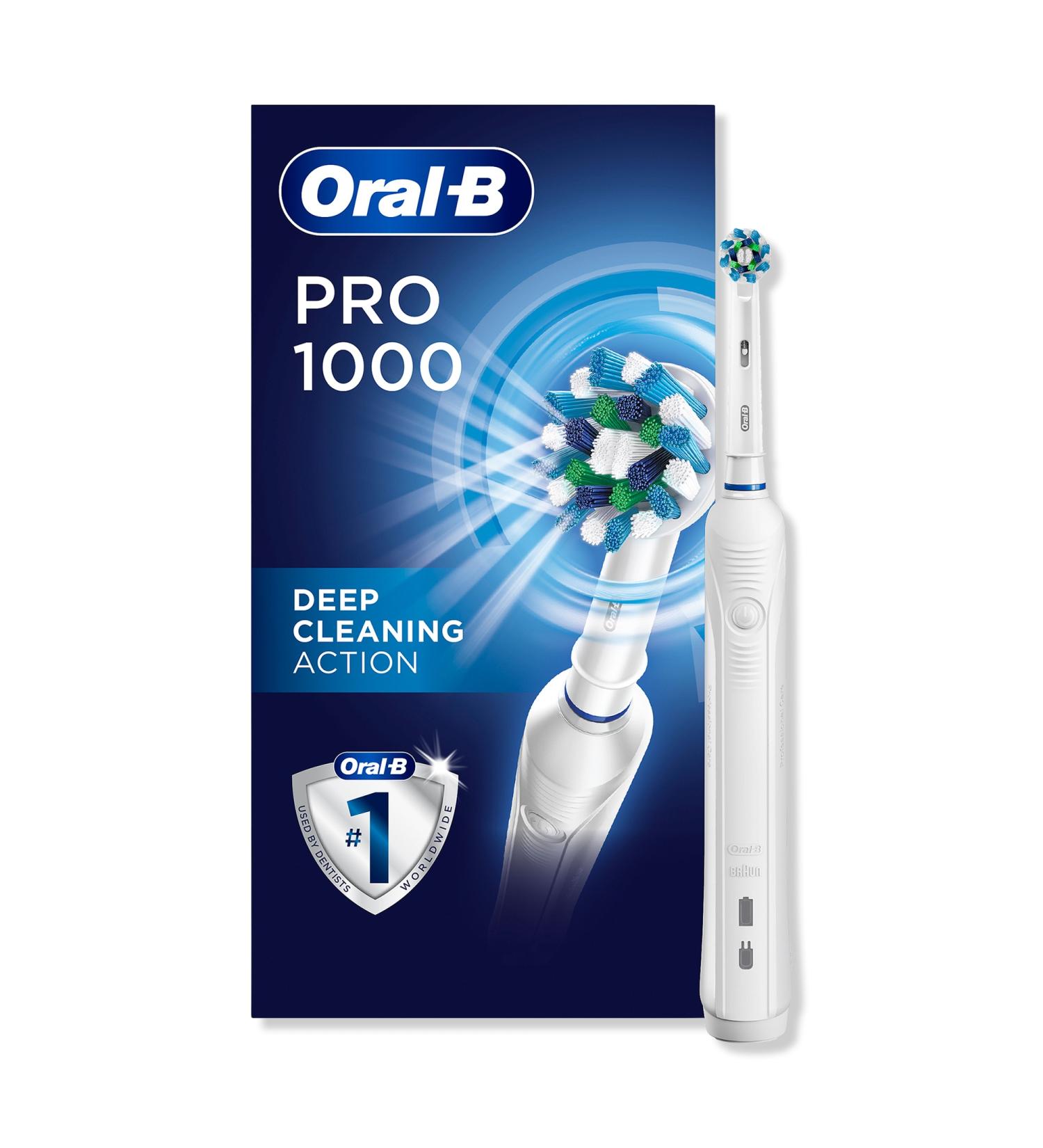 Discover Oral-B PRO 1000 Rechargeable Electric Toothbrush - Elevate Your Style Instantly! - Buy Online on GoSupps.com