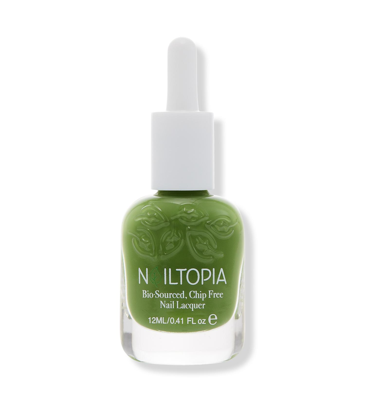 Nailtopia Plant Based, Bio-Sourced, Chip Free Nail Lacquer Green Goddess 0.41 oz