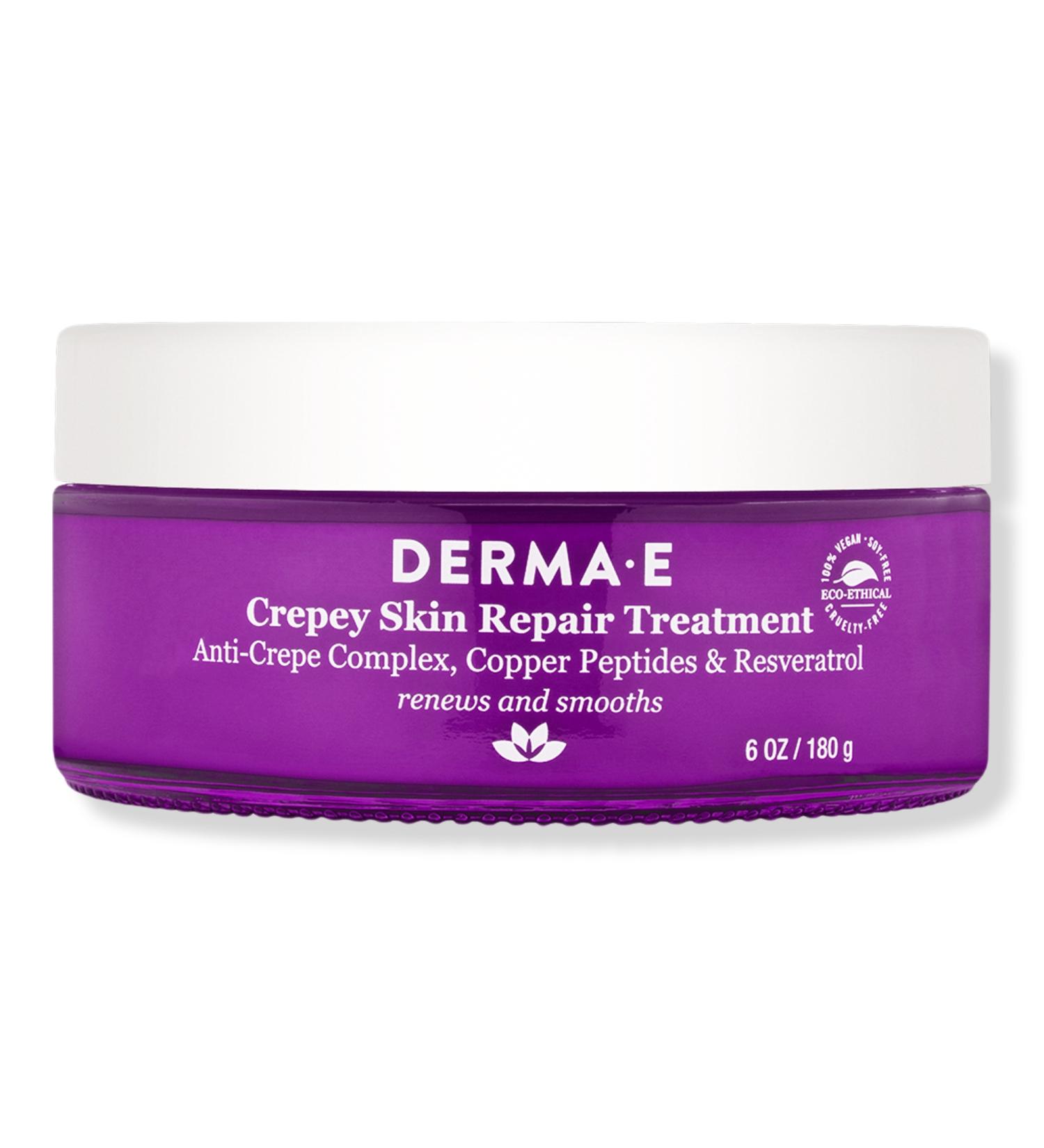 DERMA E Crepey Skin Repair Treatment with Resveratrol 6.0 oz - Discover Premium Quality Shop now! - Buy Online on GoSupps.com