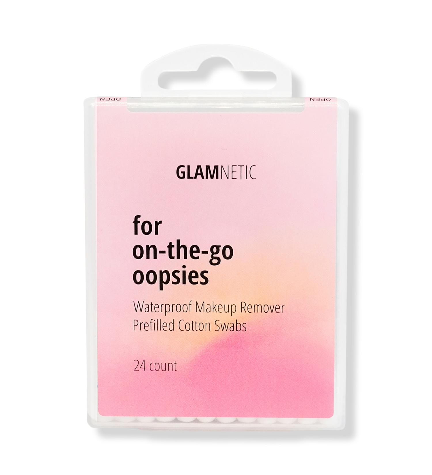 Glamnetic On-The-Go Oopsies Waterproof Makeup Remover 24 ct