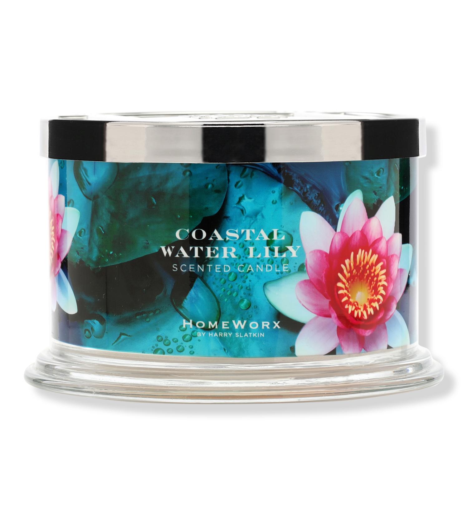 HomeWorx Coastal Water Lily 4-Wick Scented Candle 18.0 oz - Transform Your Style with the Best Innovation Today! - Buy Online on GoSupps.com