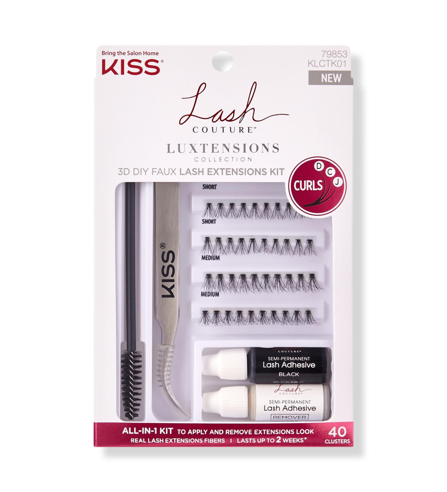 Kiss Lash Couture Luxtensions 3D DIY Faux Lash Extension Kit - Transform Your Style with the Best Innovation Today! - Buy Online on GoSupps.com