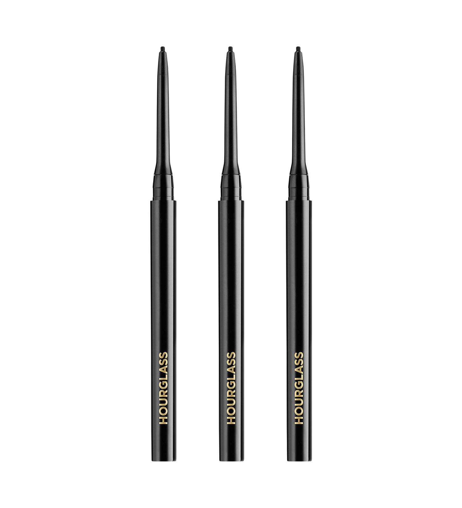 HOURGLASS 1.5mm Mechanical Gel Eyeliner 3 Pack Obsidian (black)