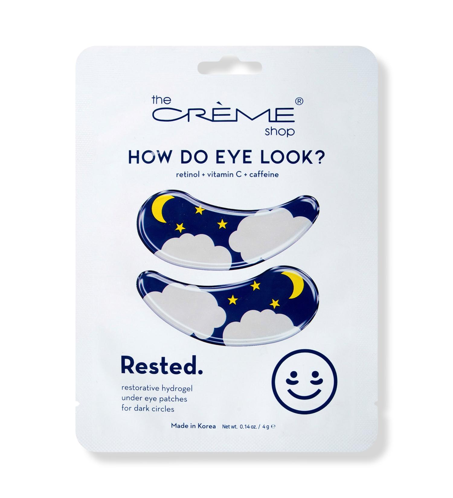 The Crème Shop How Do Eye Look? Rested Hydrogel Under Eye Patches 1 pair