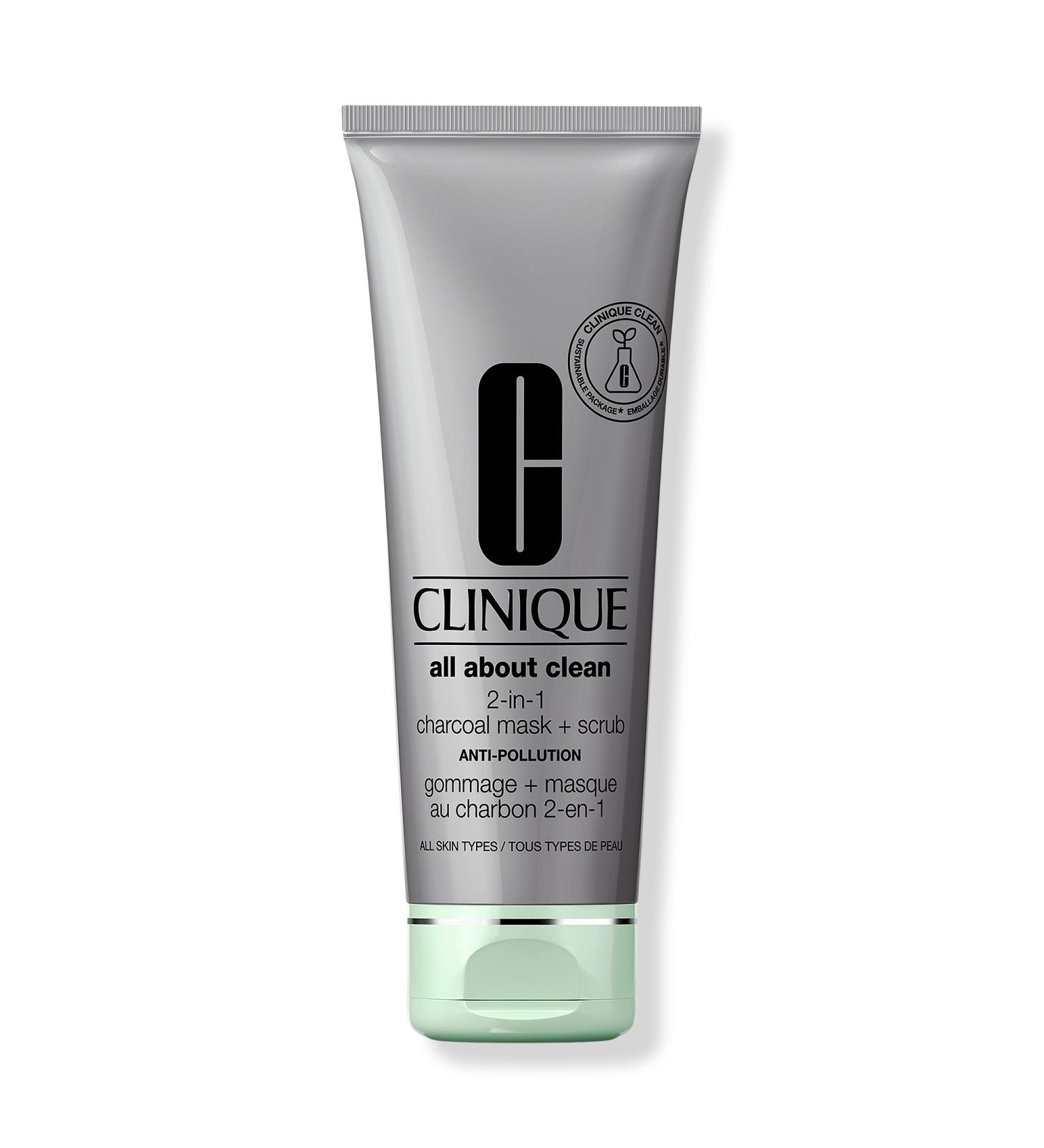 Clinique All About Clean 2-in-1 Charcoal Face Mask + Scrub 3.4 oz - Transform Your Style with the Best Innovation Today! - Buy Online on GoSupps.com