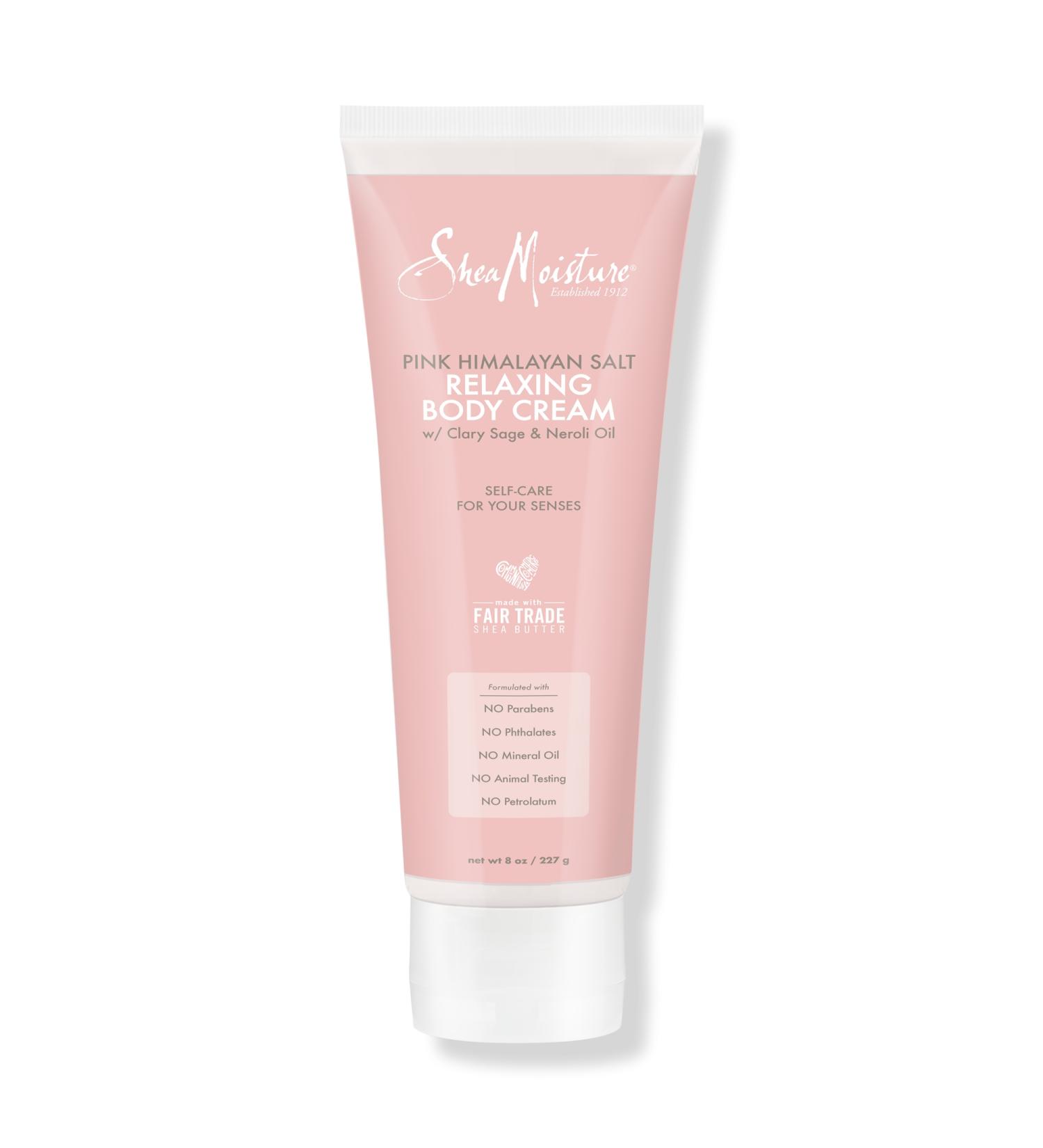 SheaMoisture Pink Himalayan Salt Relaxing Body Cream 8.0 oz - Transform Your Style with the Best Innovation Today! - Buy Online on GoSupps.com