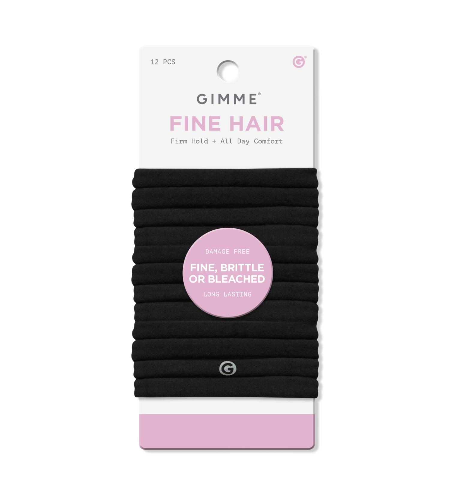 Discover GIMME beauty Fine Hair Bands Black 12 ct - Elevate Your Style Instantly! - Buy Online on GoSupps.com