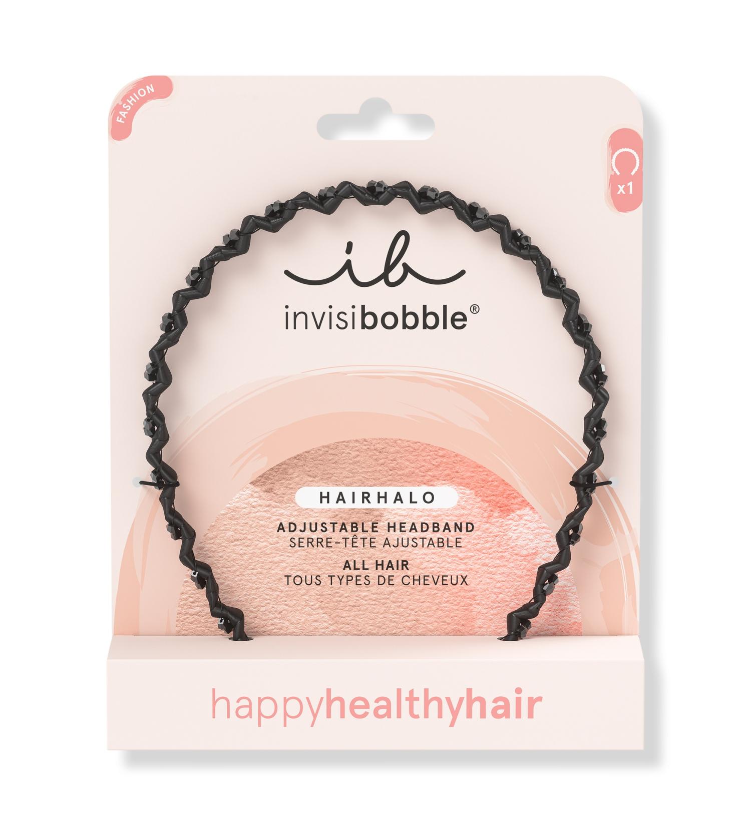 Invisibobble HAIRHALO Adjustable Headband - True Dark Sparkle 1 ct - Transform Your Style with the Best Innovation Today! - Buy Online on GoSupps.com
