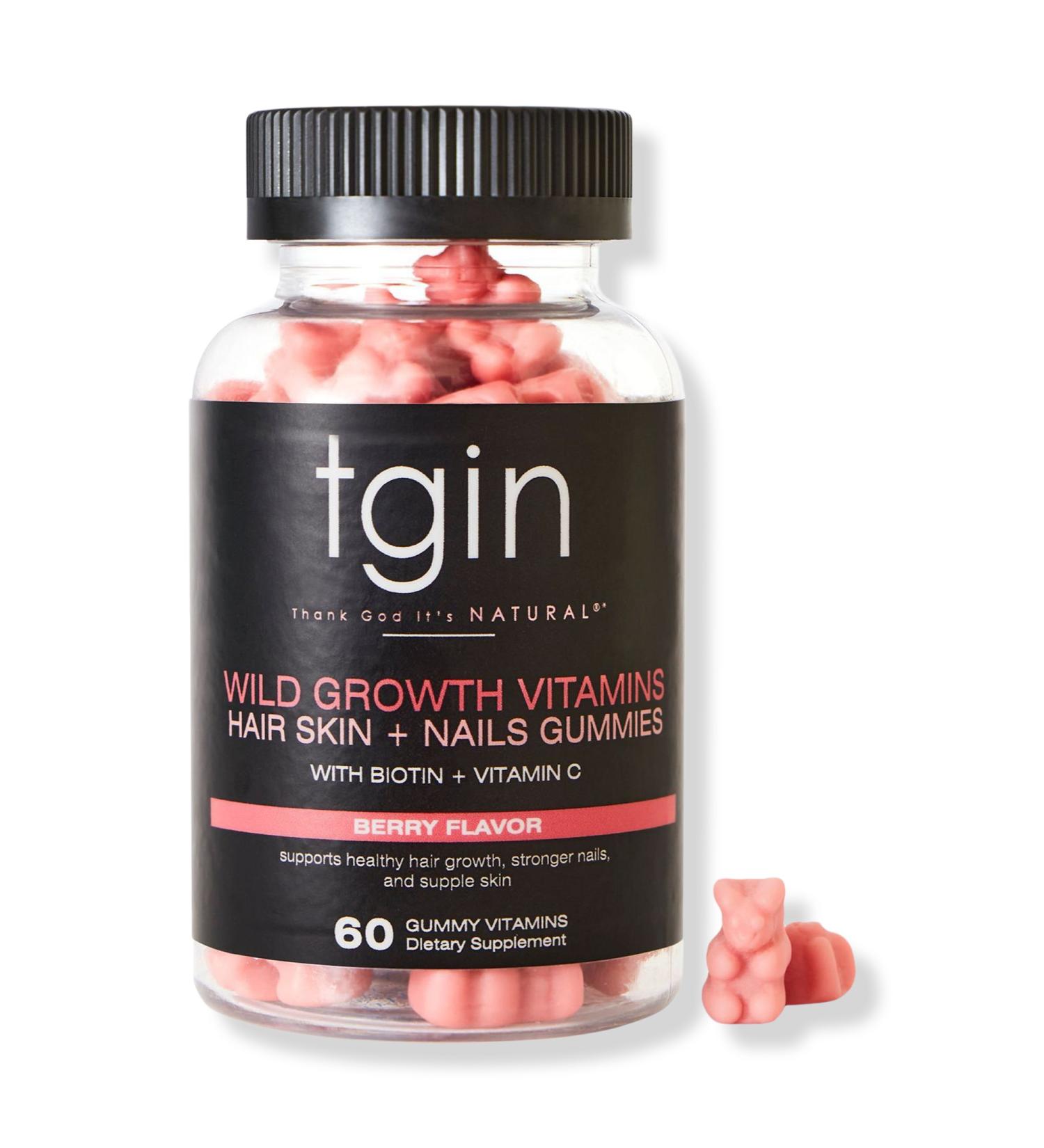 Discover tgin Wild Growth Vitamins Hair, Skin + Nails Gummies 60 ct - Elevate Your Style Instantly! - Buy Online on GoSupps.com