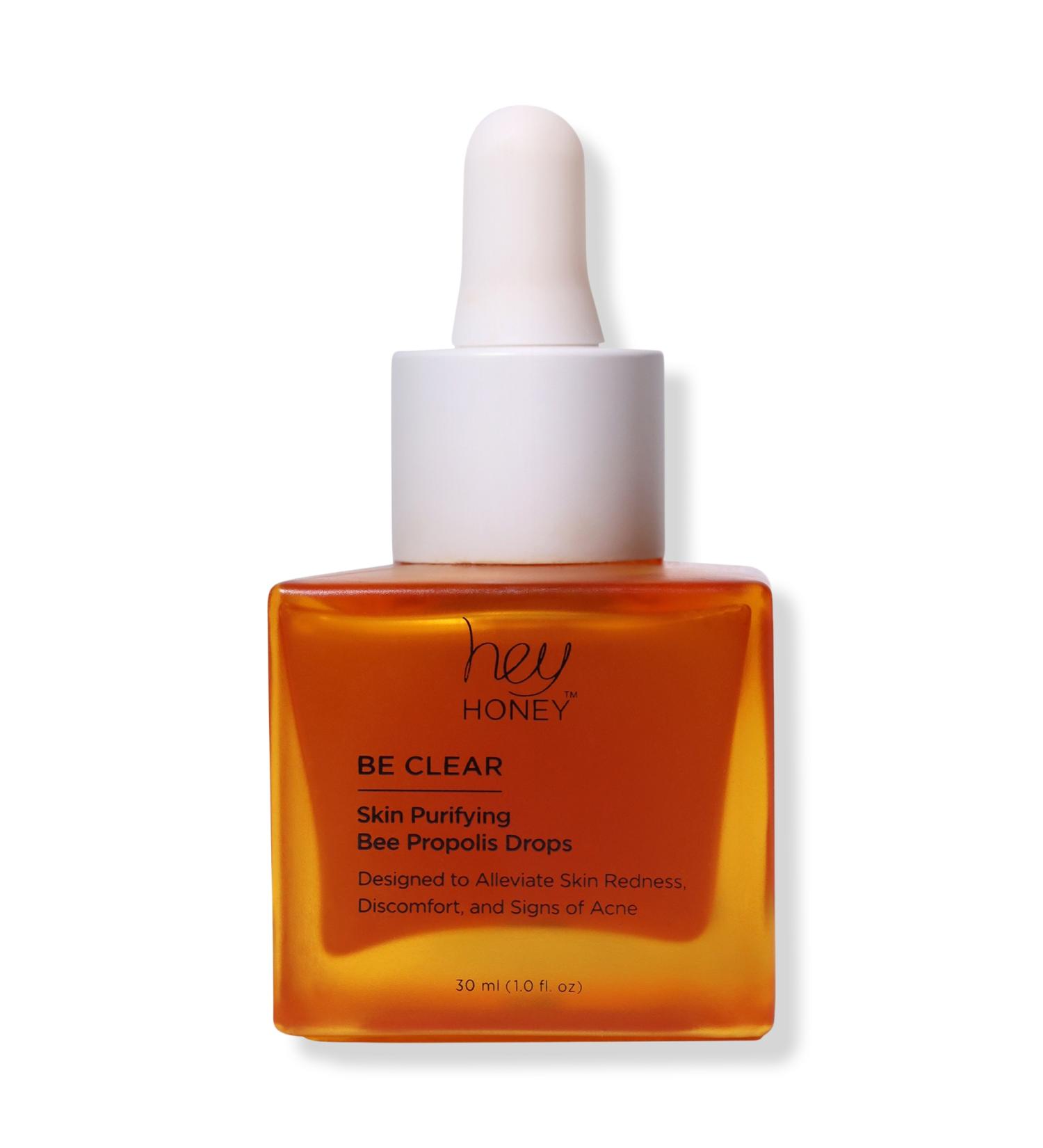 Hey Honey Be Clear Skin Purifying Propolis Drops 1.0 oz - Transform Your Style with the Best Innovation Today! - Buy Online on GoSupps.com