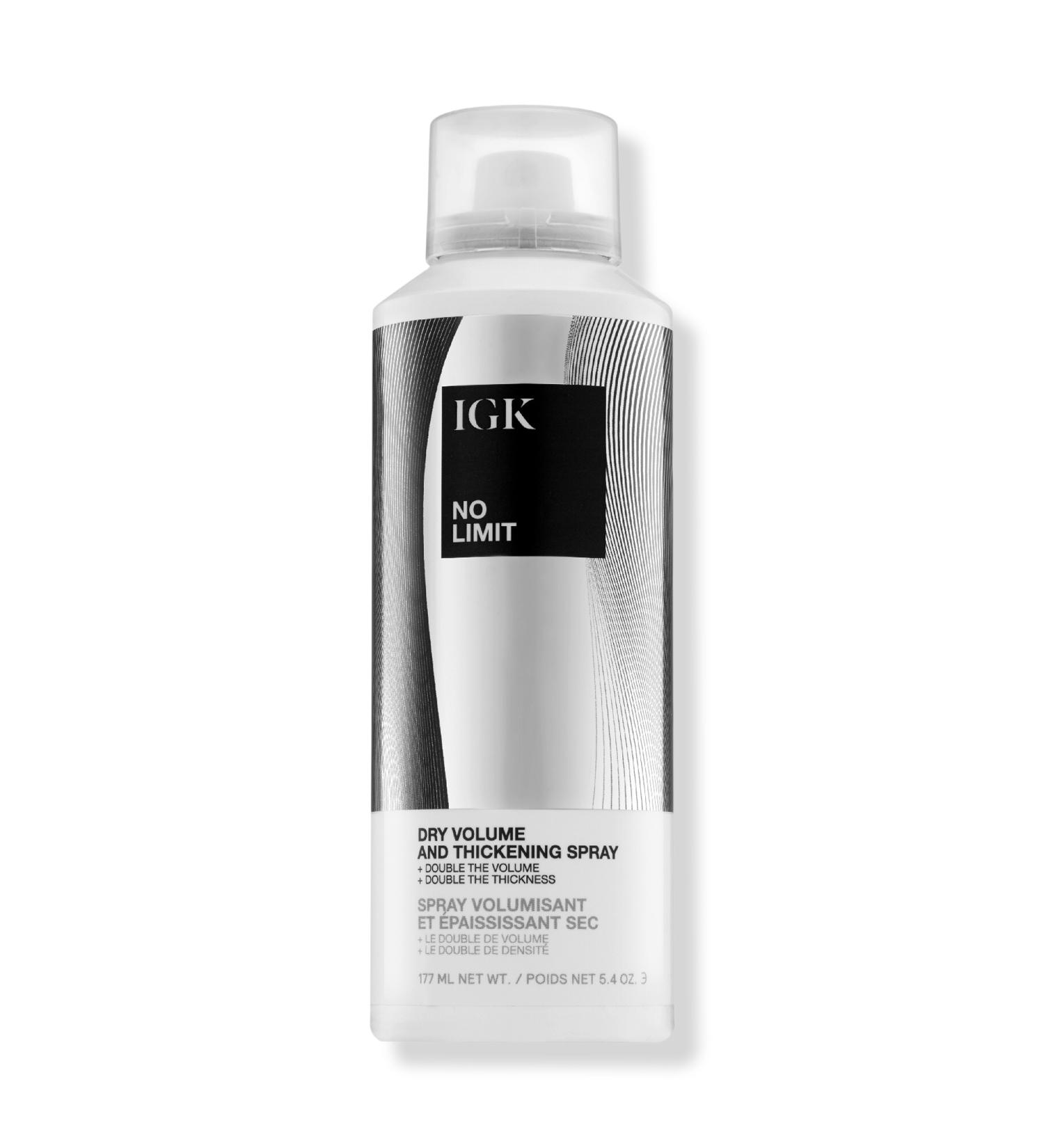 Discover IGK No Limit Dry Volume and Thickening Spray 5.4 oz - Elevate Your Style Instantly! - Buy Online on GoSupps.com