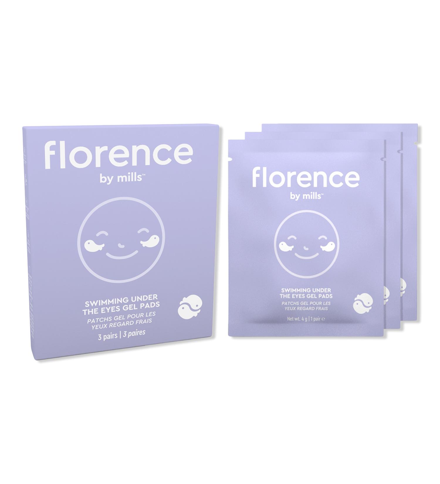 florence by mills Swimming Under the Eyes Gel Pads - 3 Pack 3 pair