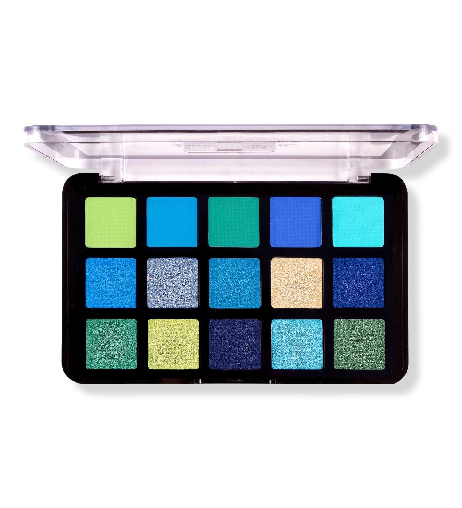 J.Cat Beauty Dia & Noche Tri-Element 15 Pigment Palette Around The Clock