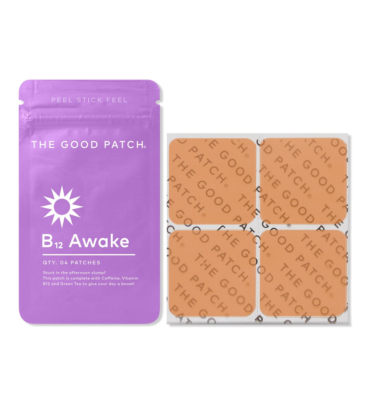 The Good Patch B12 Awake Plant-Based Wellness Patch 4 ct - Discover Premium Quality Shop now! - Buy Online on GoSupps.com