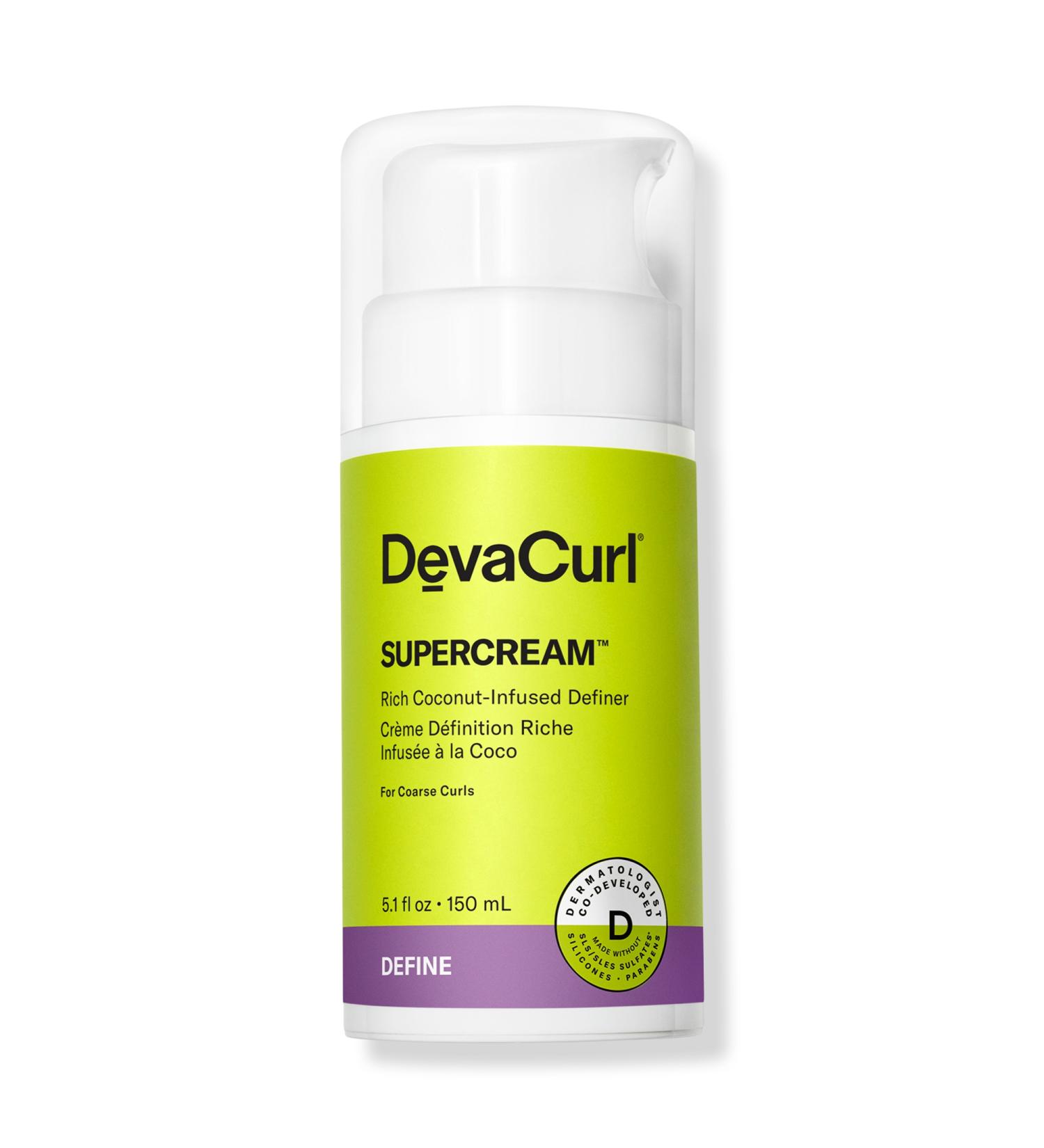 Discover DevaCurl SUPERCREAM Rich Coconut-Infused Definer 5.1 oz - Elevate Your Style Instantly! - Buy Online on GoSupps.com