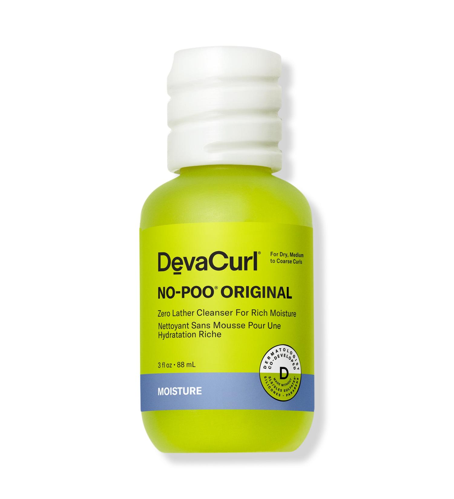 Discover DevaCurl Travel Size NO-POO ORIGINAL Zero Lather Cleanser For Rich Moisture 3.0 oz - Elevate Your Style Instantly! - Buy Online on GoSupps.com