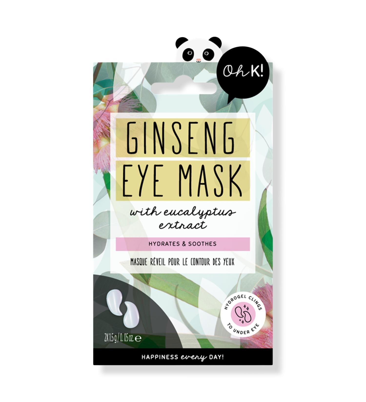 Oh K! Ginseng and Eucalyptus Under Eye Masks 1 pair - Transform Your Style with the Best Innovation Today! - Buy Online on GoSupps.com