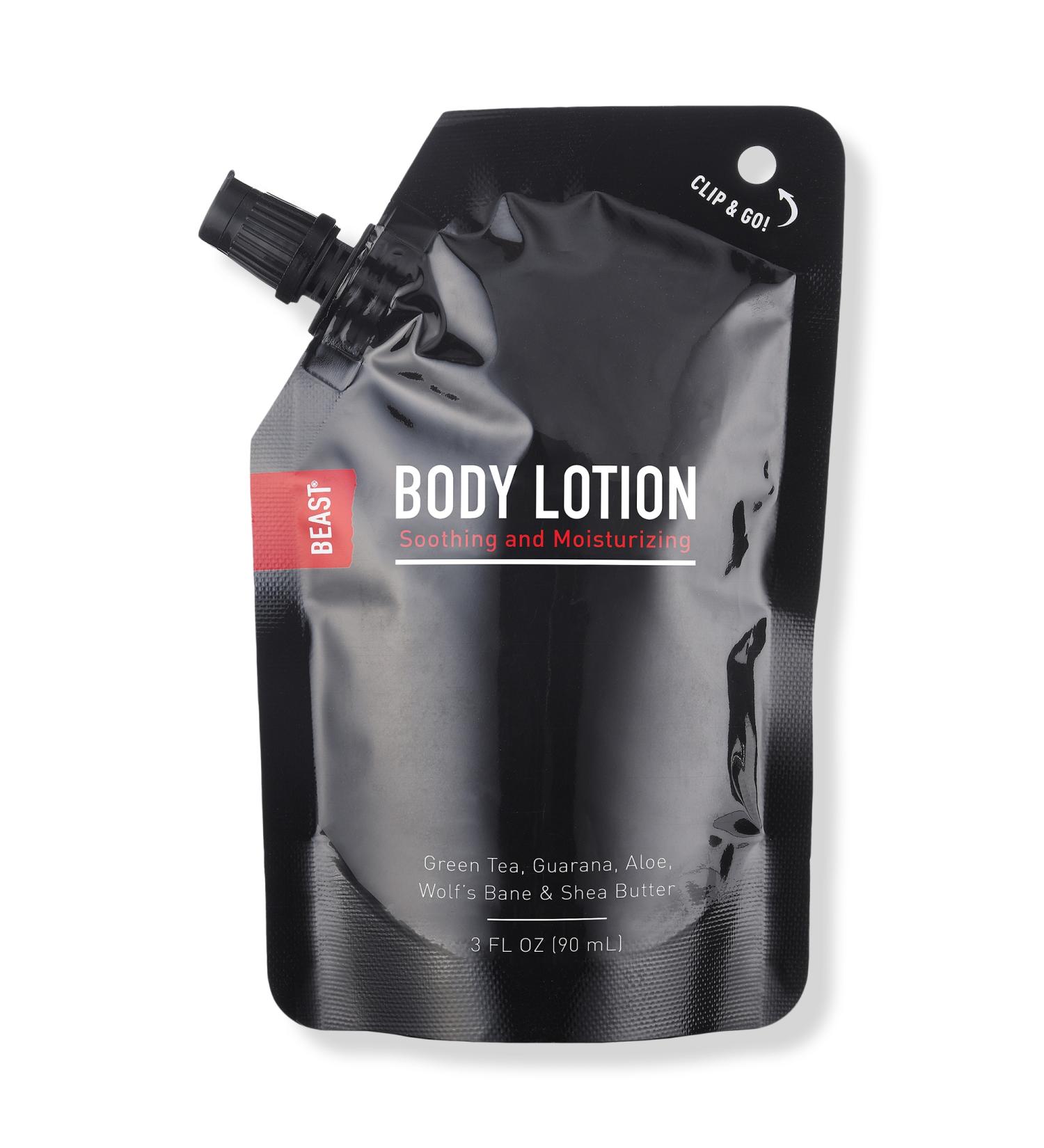 Discover Beast Travel Size Body Lotion Pouch 3.0 oz - Elevate Your Style Instantly! - Buy Online on GoSupps.com