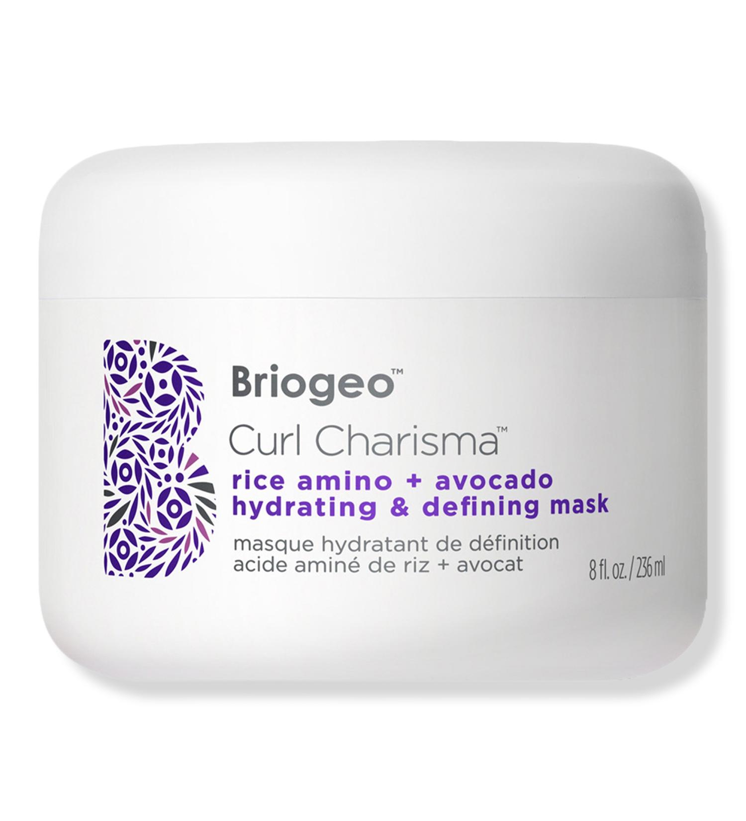 Discover Briogeo Curl Charisma Rice Amino + Avocado Hydrating & Defining Hair Mask for Curly Hair 8.0 oz - Elevate Your Style Instantly! - Buy Online on GoSupps.com