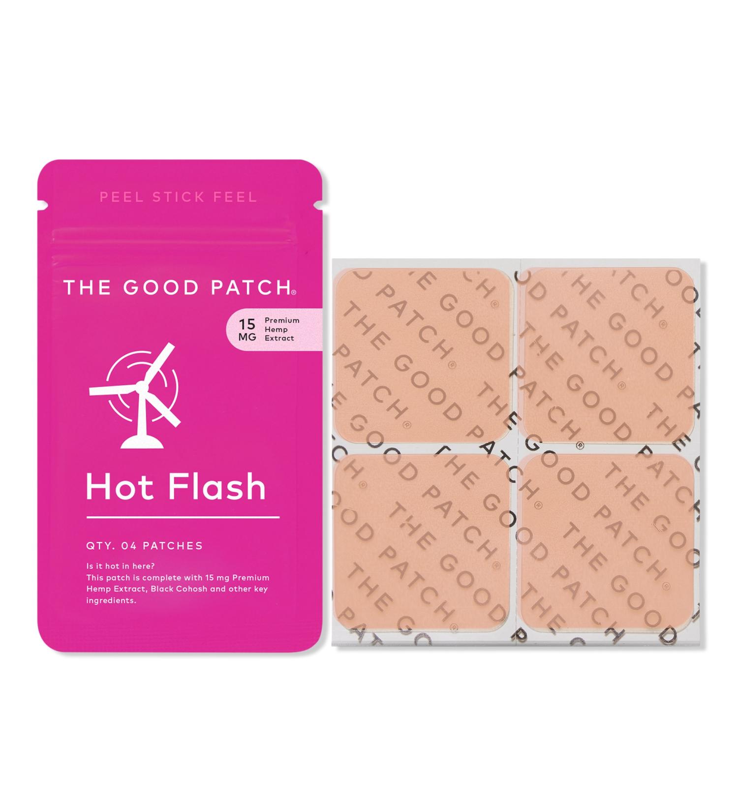 Discover The Good Patch Hot Flash Hemp-Infused Wellness Patch 4 ct - Elevate Your Style Instantly! - Buy Online on GoSupps.com