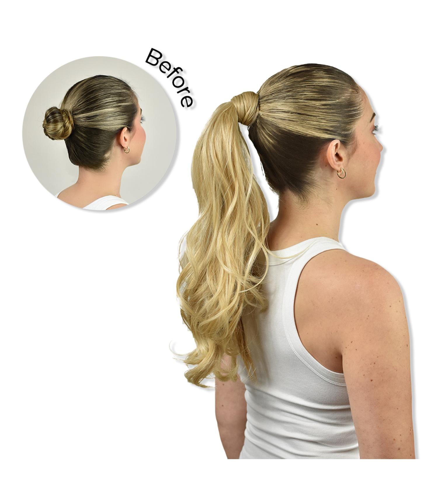 INH Jordynn Pony Champagne Blonde 18 in - Transform Your Style with the Best Innovation Today! - Buy Online on GoSupps.com