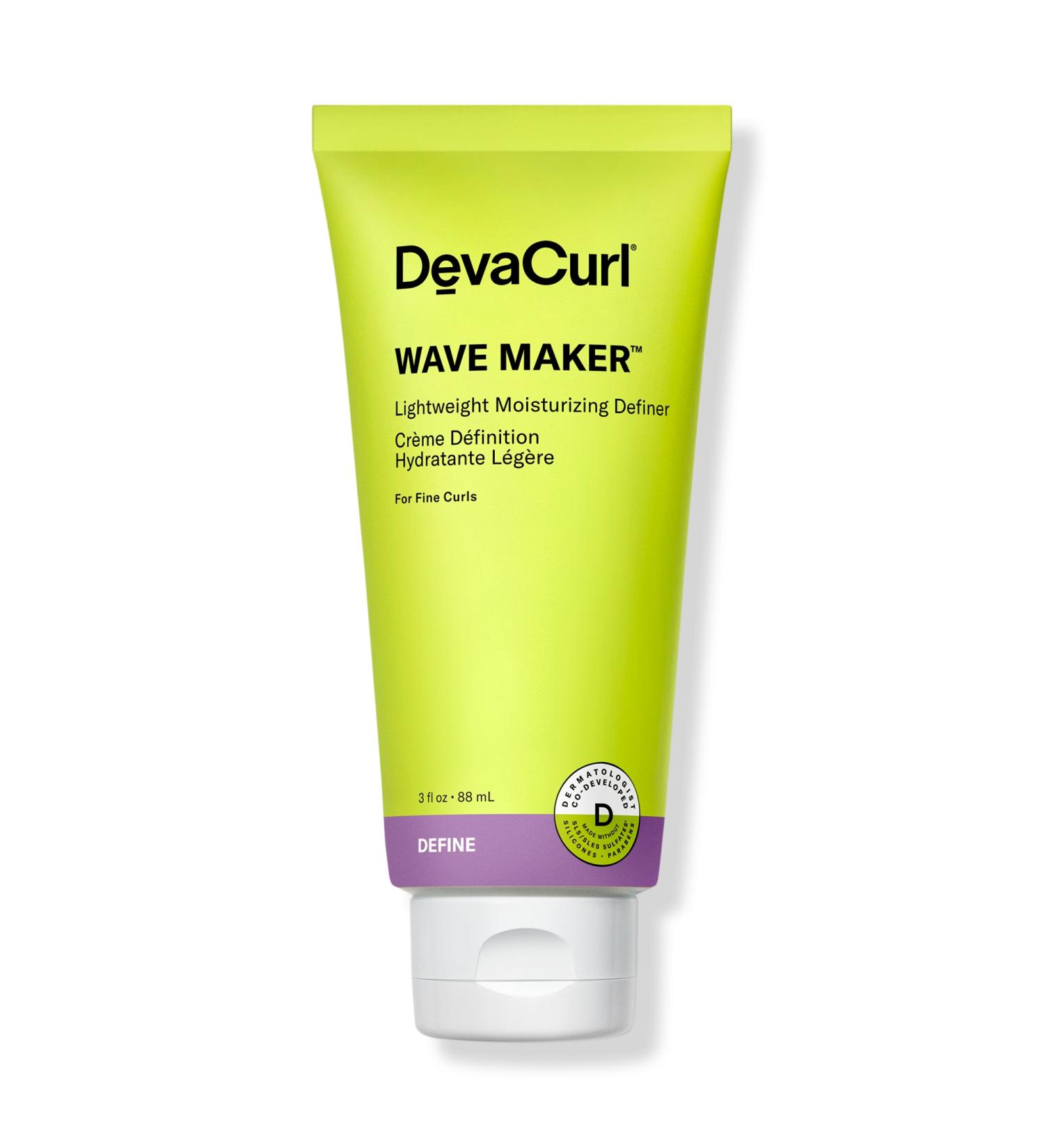 Discover DevaCurl Travel Size WAVE MAKER Lightweight Moisturizing Definer 3.0 oz - Elevate Your Style Instantly! - Buy Online on GoSupps.com