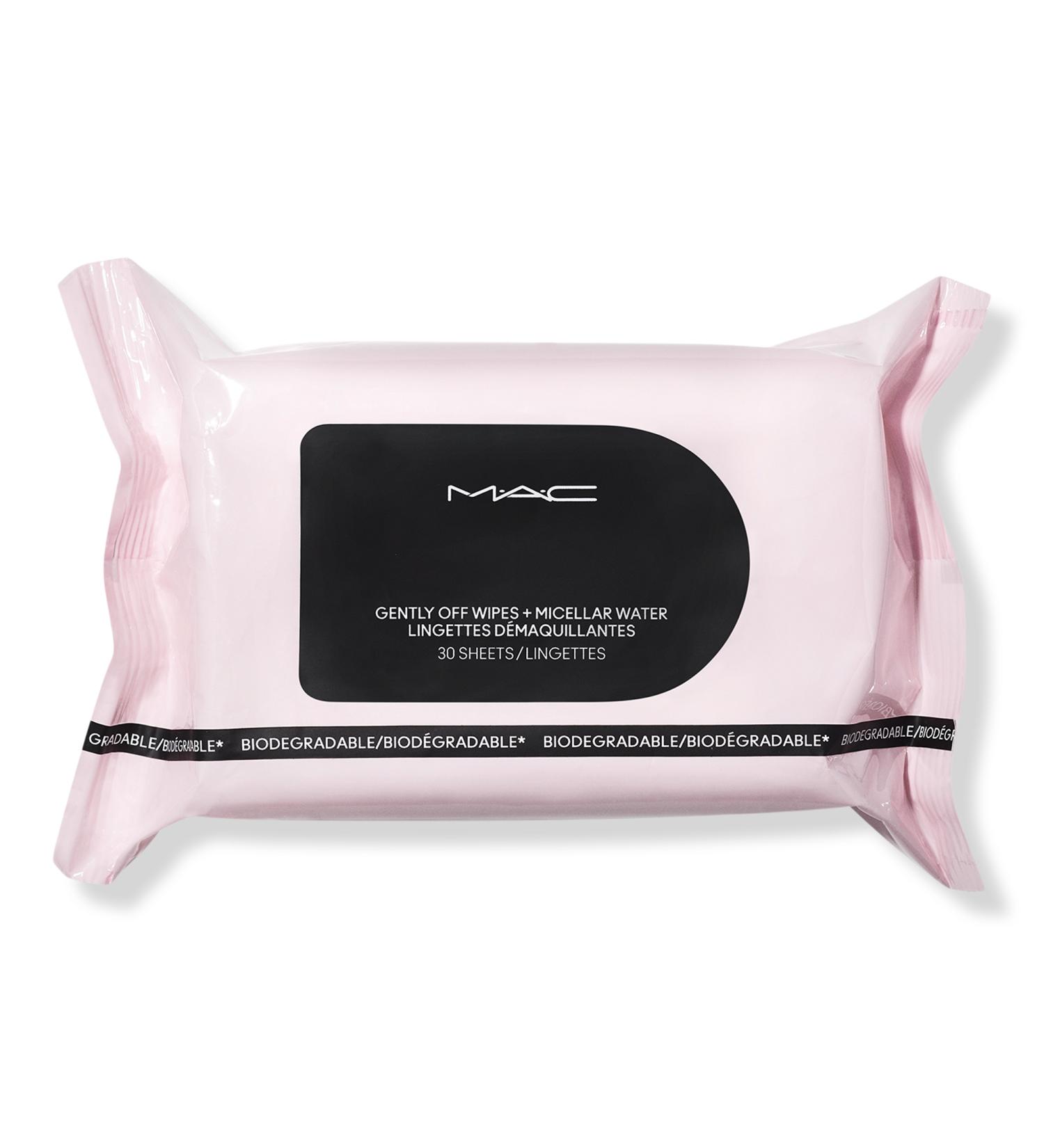 MAC Mini Gently Off Wipes + Micellar Water Makeup Remover Wipes