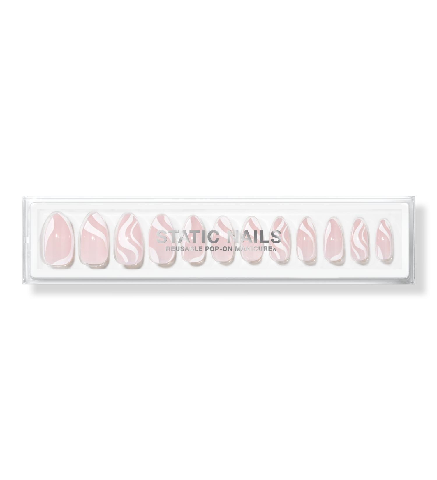 Discover Static Nails Sway In White Reusable Pop-On Manicures - Elevate Your Style Instantly! - Buy Online on GoSupps.com