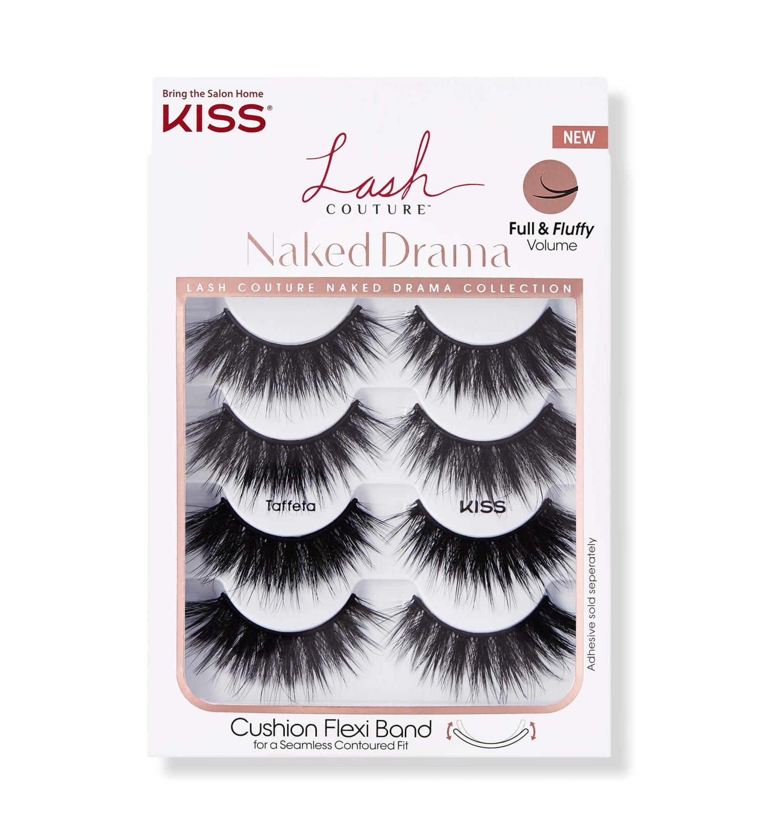 Discover Kiss Lash Couture Naked Drama Taffeta Eyelashes Multi-Pack - Elevate Your Style Instantly! - Buy Online on GoSupps.com
