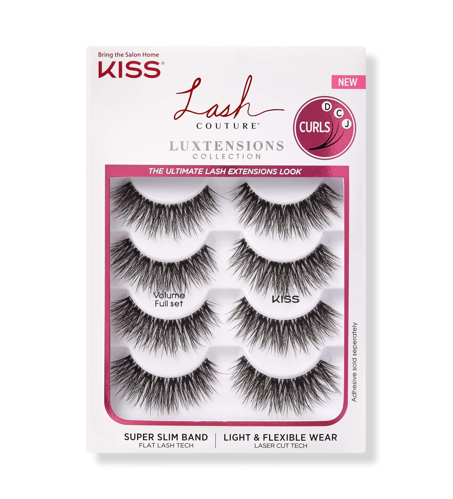 Kiss Lash Couture LuXtensions Collection Volume Full Set Multi-Pack - Transform Your Style with the Best Innovation Today! - Buy Online on GoSupps.com