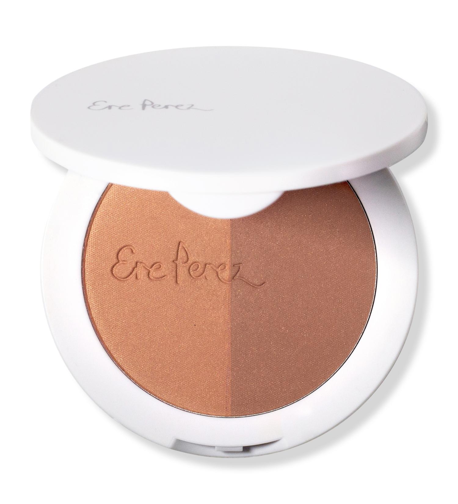 Ere Perez Rice Powder Blush & Bronzer Duo Roma (matte terracotta & rusty rose) - Transform Your Style with the Best Innovation Today! - Buy Online on GoSupps.com