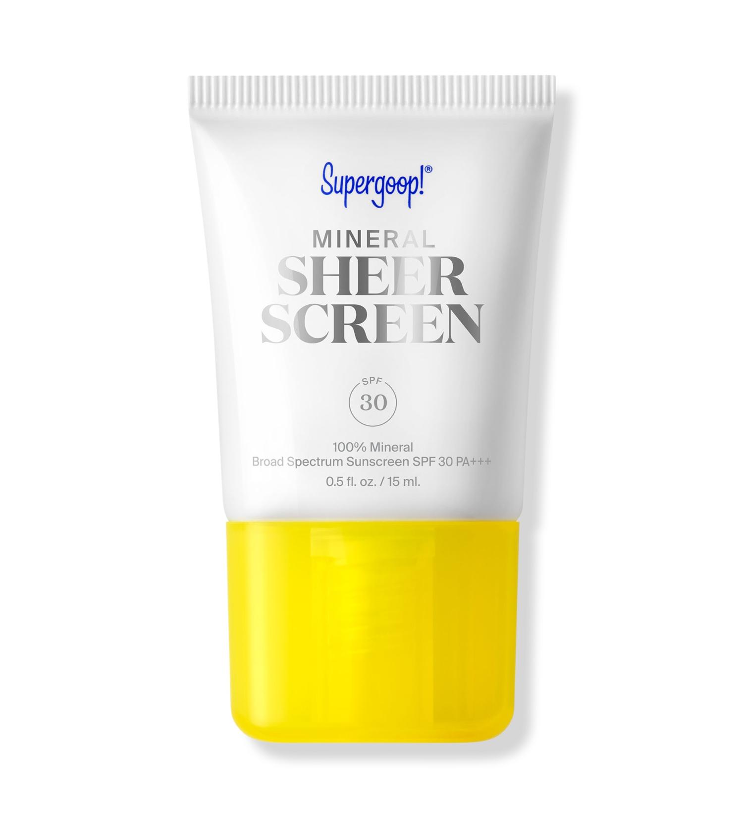 Supergoop! Mini Mineral Sheerscreen SPF 30 0.5 oz - Transform Your Style with the Best Innovation Today! - Buy Online on GoSupps.com