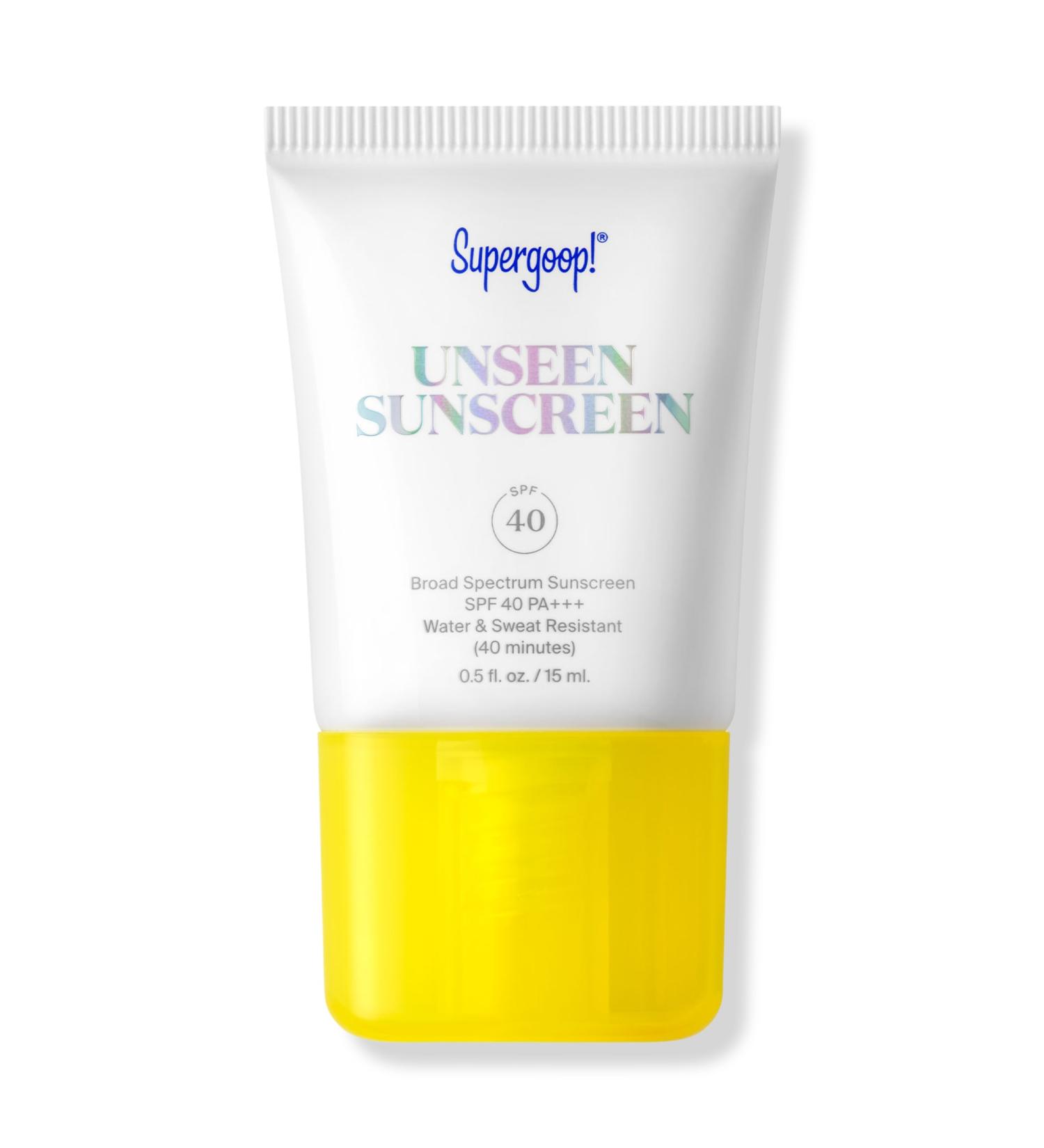 Discover Supergoop! Mini Unseen Sunscreen SPF 40 0.5 oz - Elevate Your Style Instantly! - Buy Online on GoSupps.com