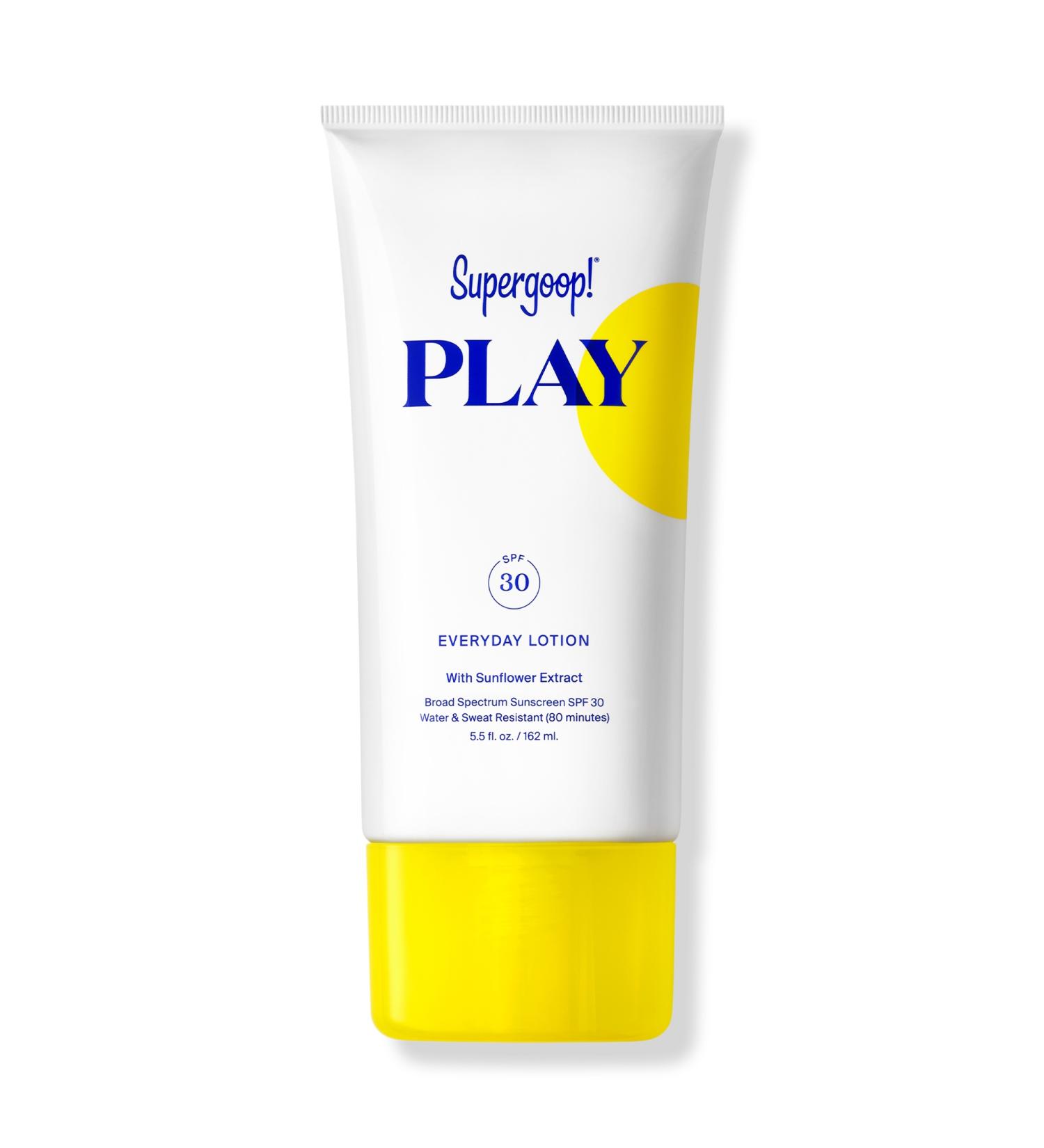 Supergoop! PLAY Everyday Lotion SPF 30 with Sunflower Extract PA++++ 5.5 oz - Transform Your Style with the Best Innovation Today! - Buy Online on GoSupps.com