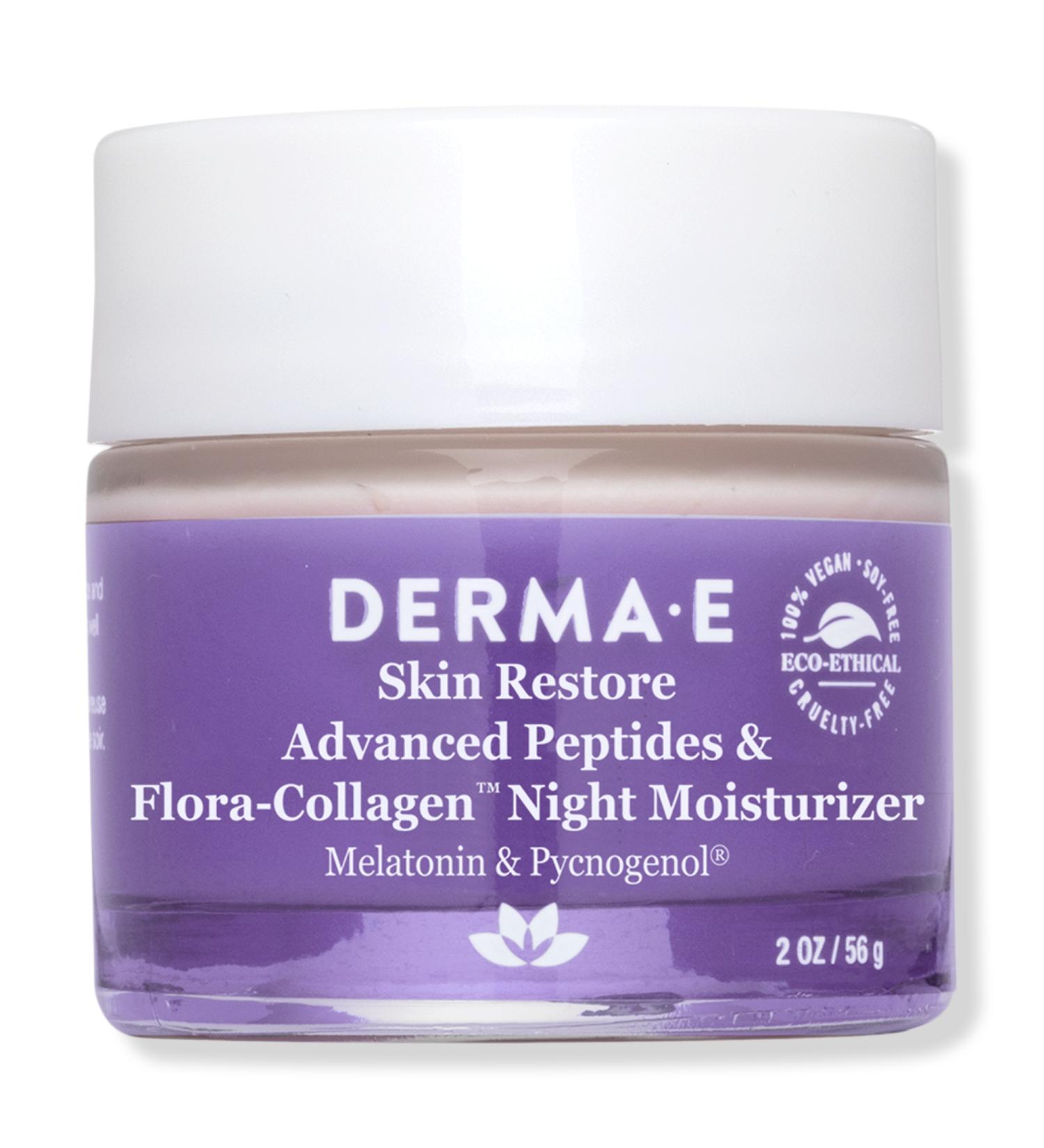 Discover DERMA E Advanced Peptides and Flora-Collagen Night Moisturizer 2.0 oz - Elevate Your Style Instantly! - Buy Online on GoSupps.com