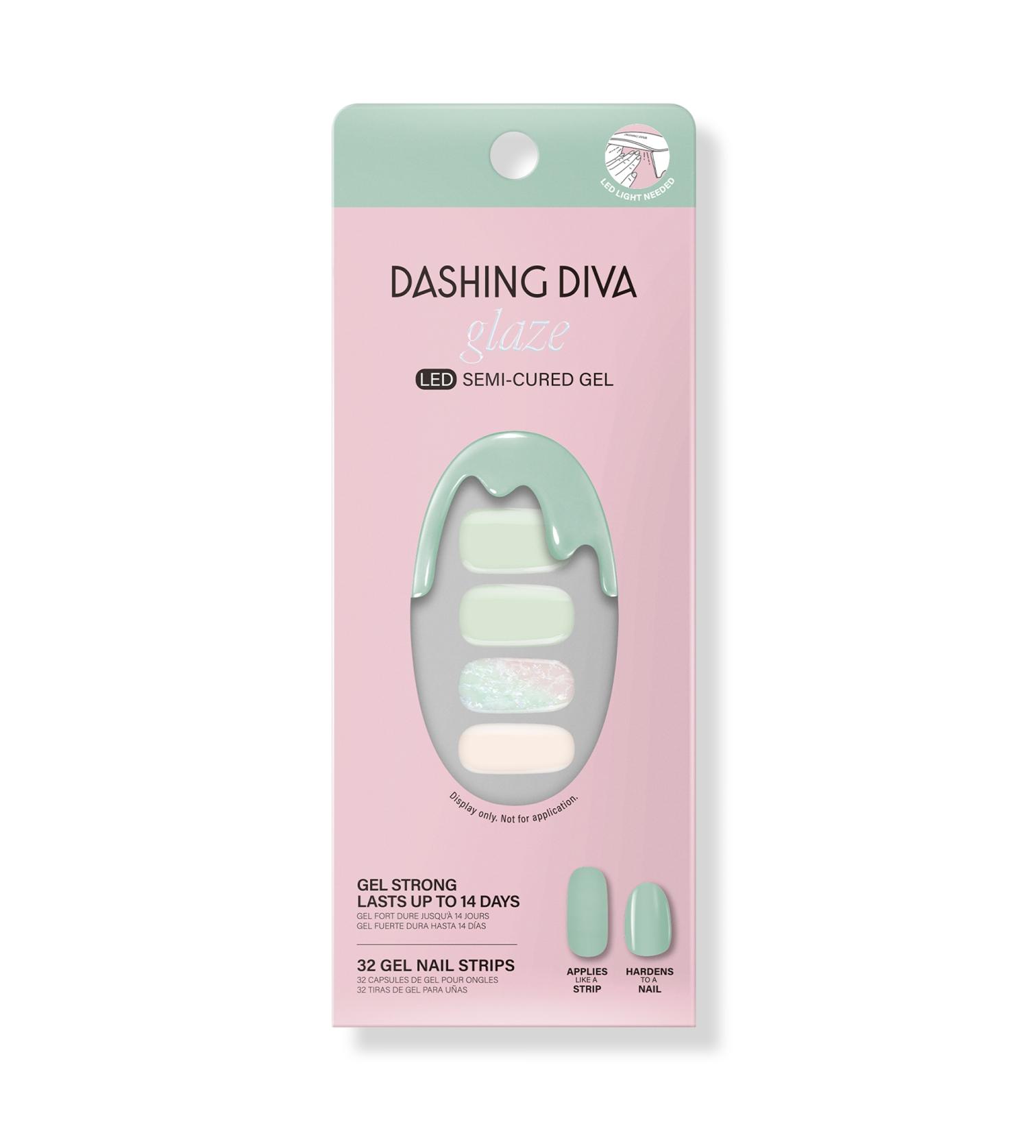 Discover Dashing Diva Emerald Marble Glaze Semi-Cured Gel Art - Elevate Your Style Instantly! - Buy Online on GoSupps.com